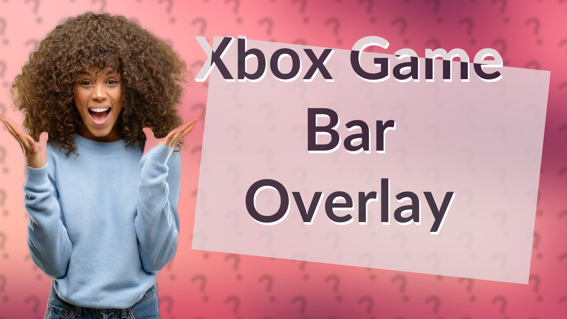 Xbox Game Bar Overlay