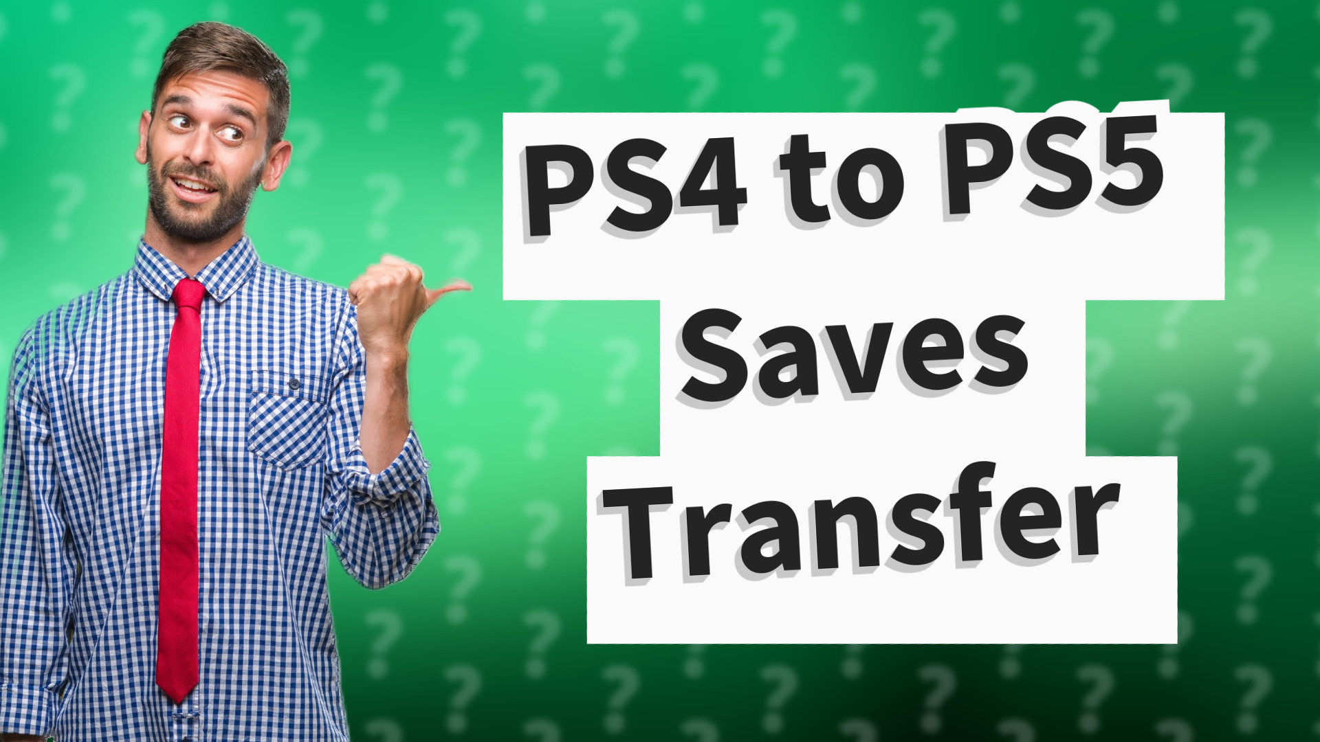 PS4 to PS5 Saves Transfer
