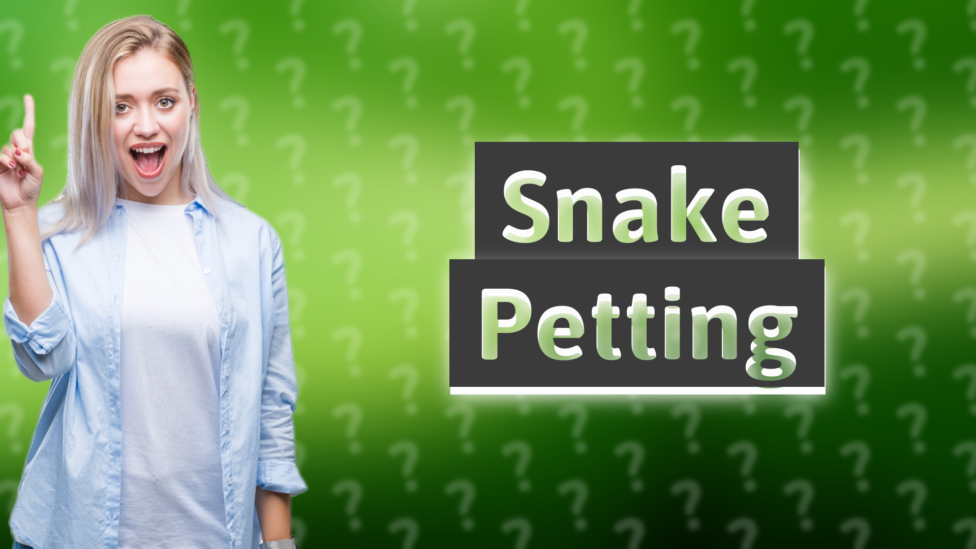 Snake Petting