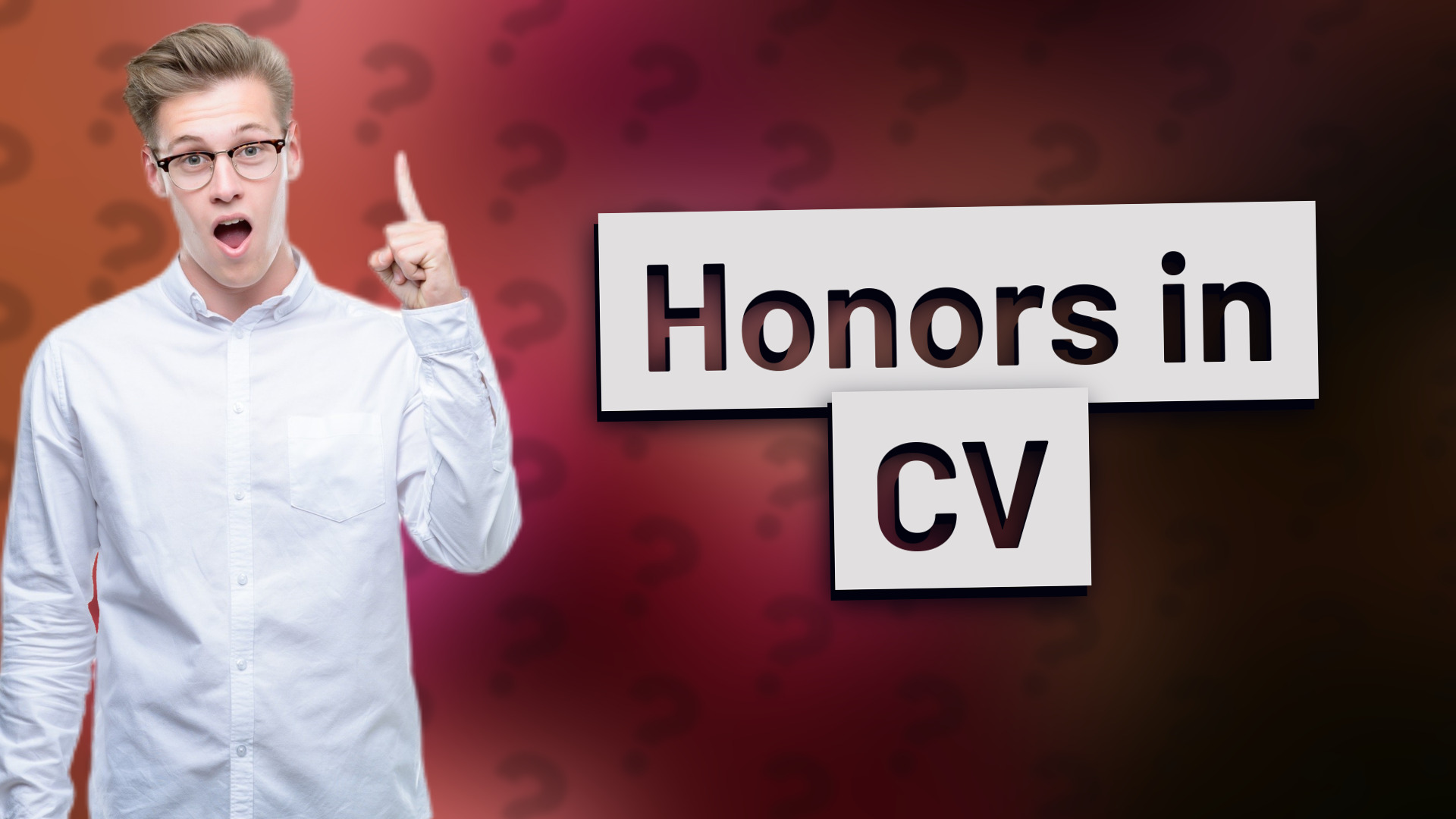 Honors in CV