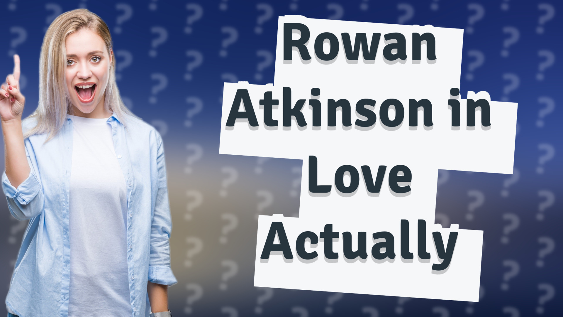 Rowan Atkinson in Love Actually