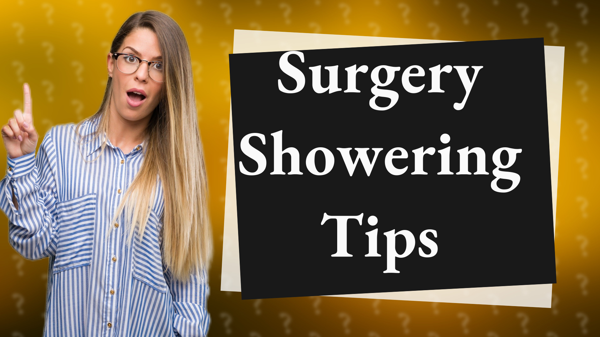 Surgery Showering Tips