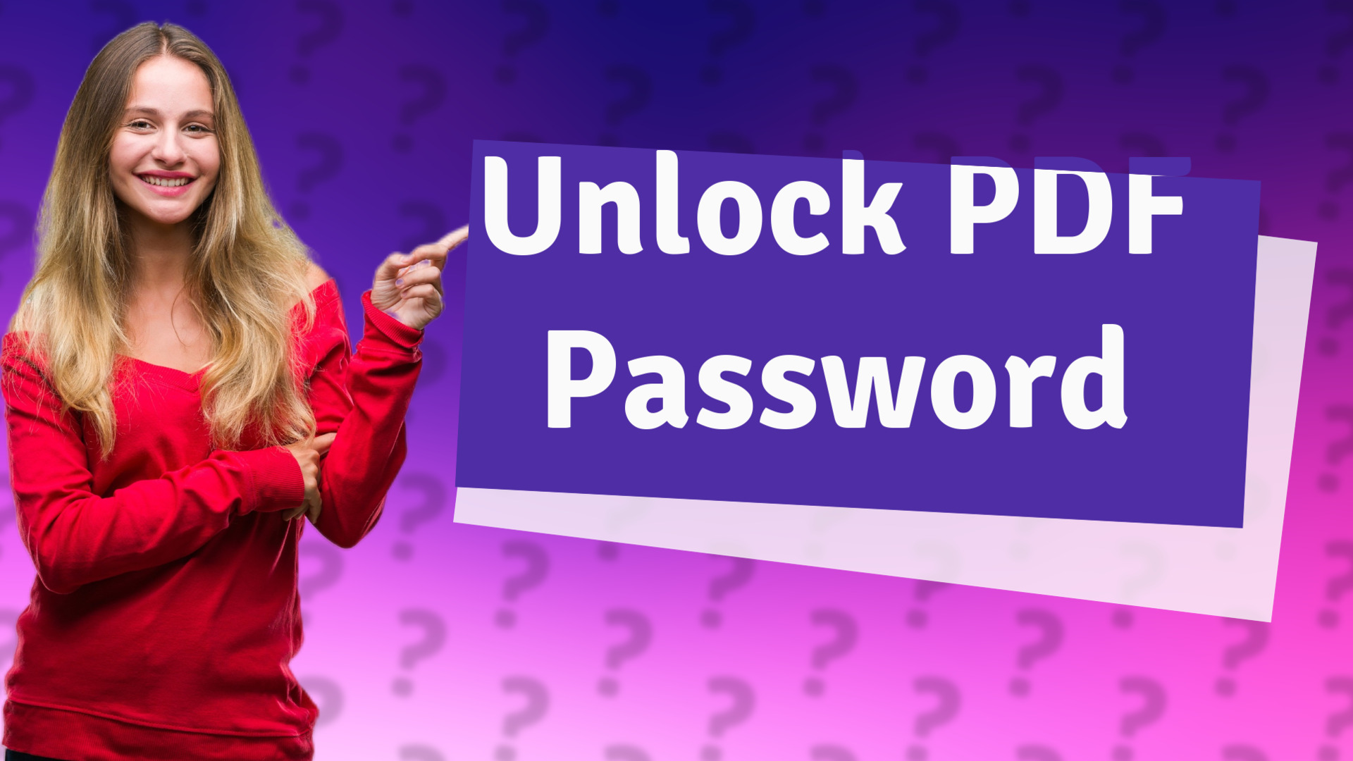 Unlock PDF Password
