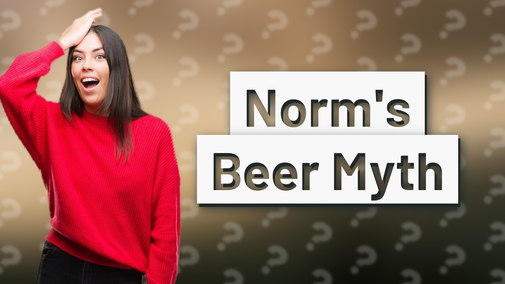 Norm's Beer Myth