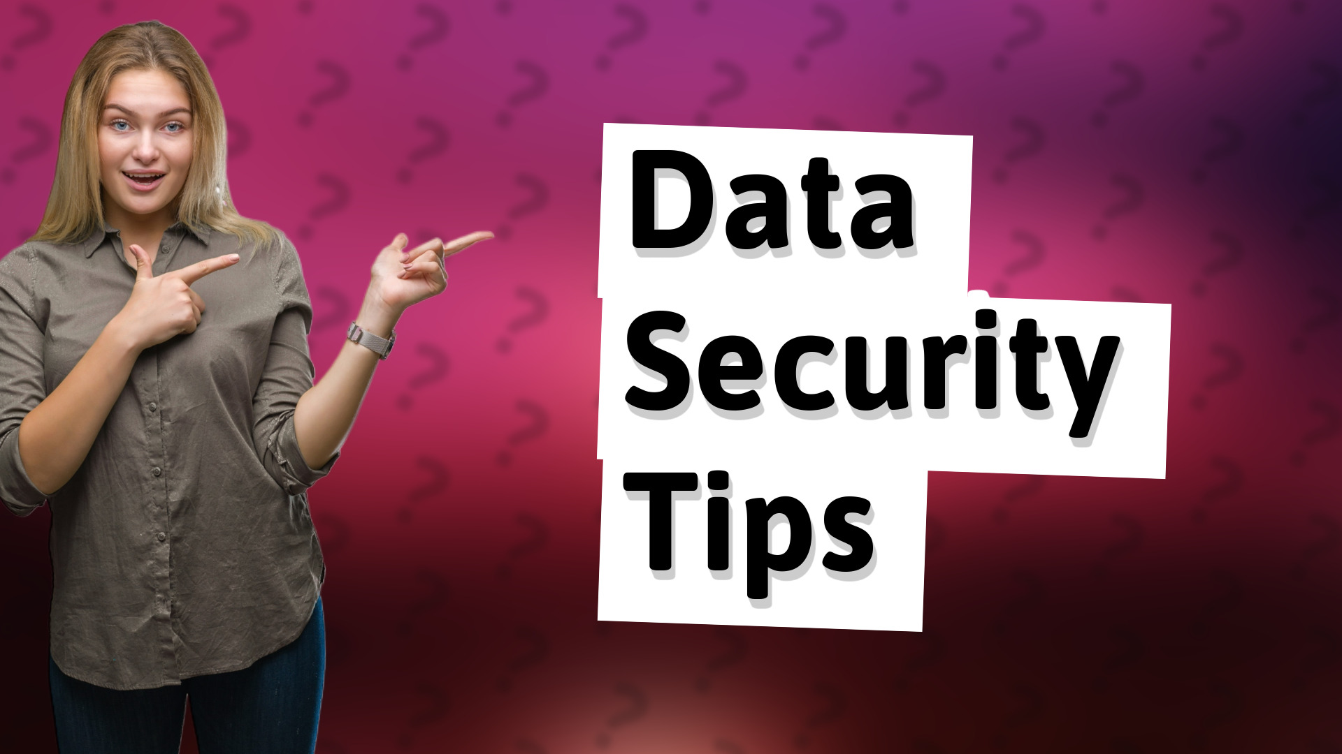 Data Security Tips