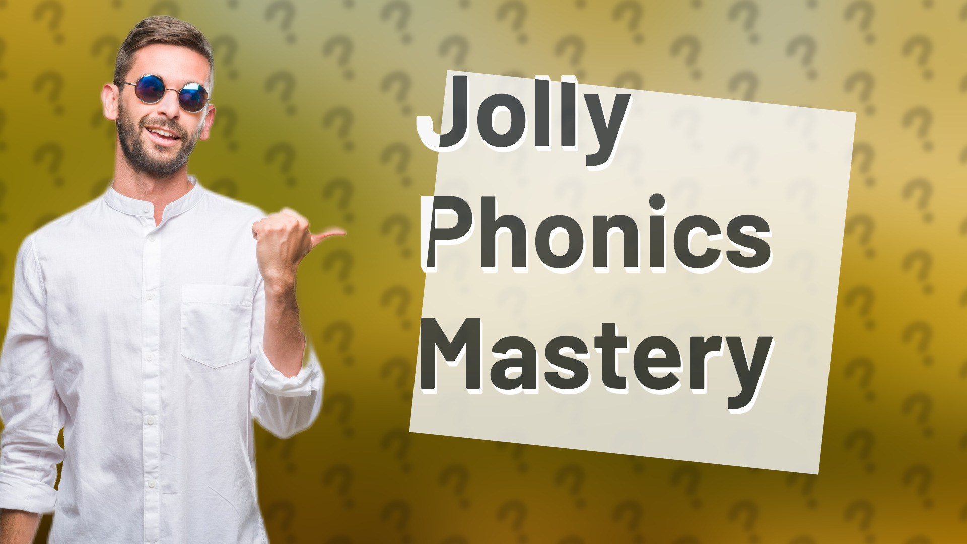 Jolly Phonics Mastery