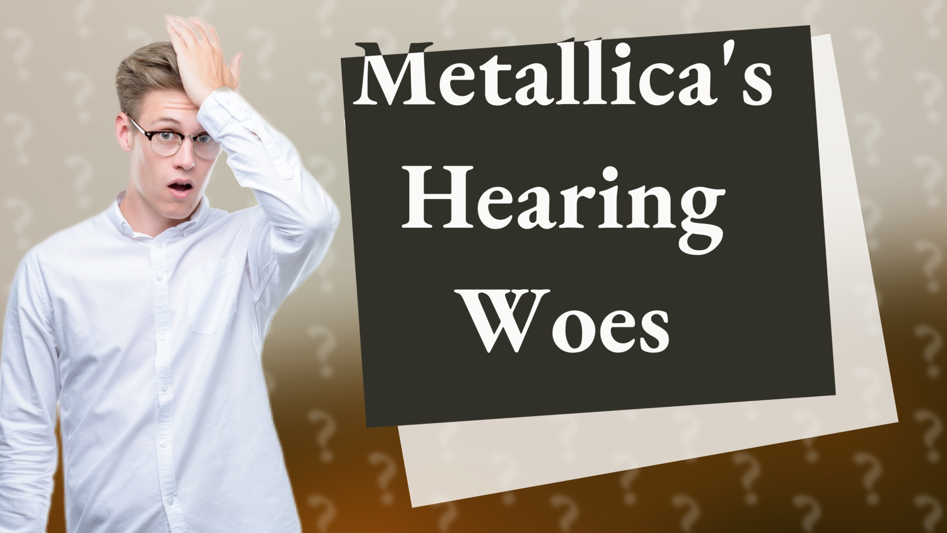 Metallica's Hearing Woes