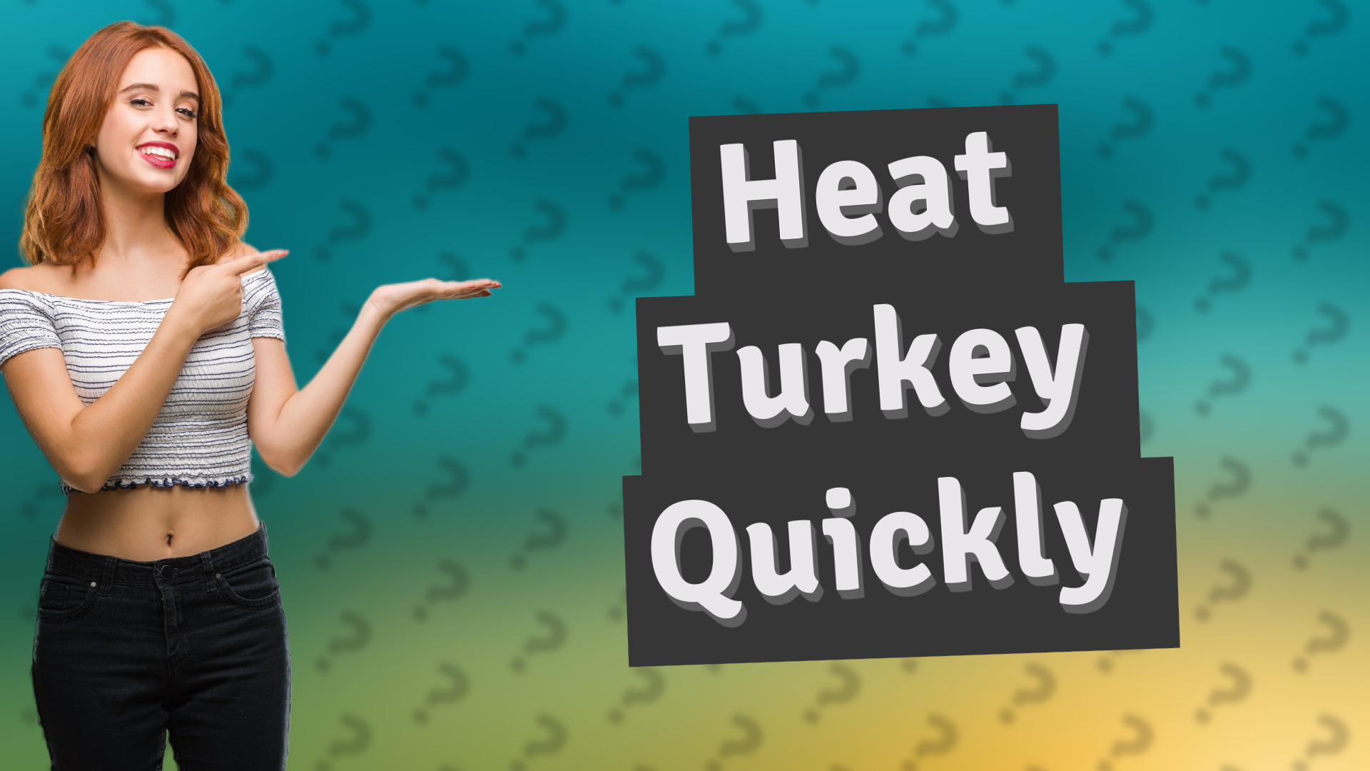 Heat Turkey Quickly