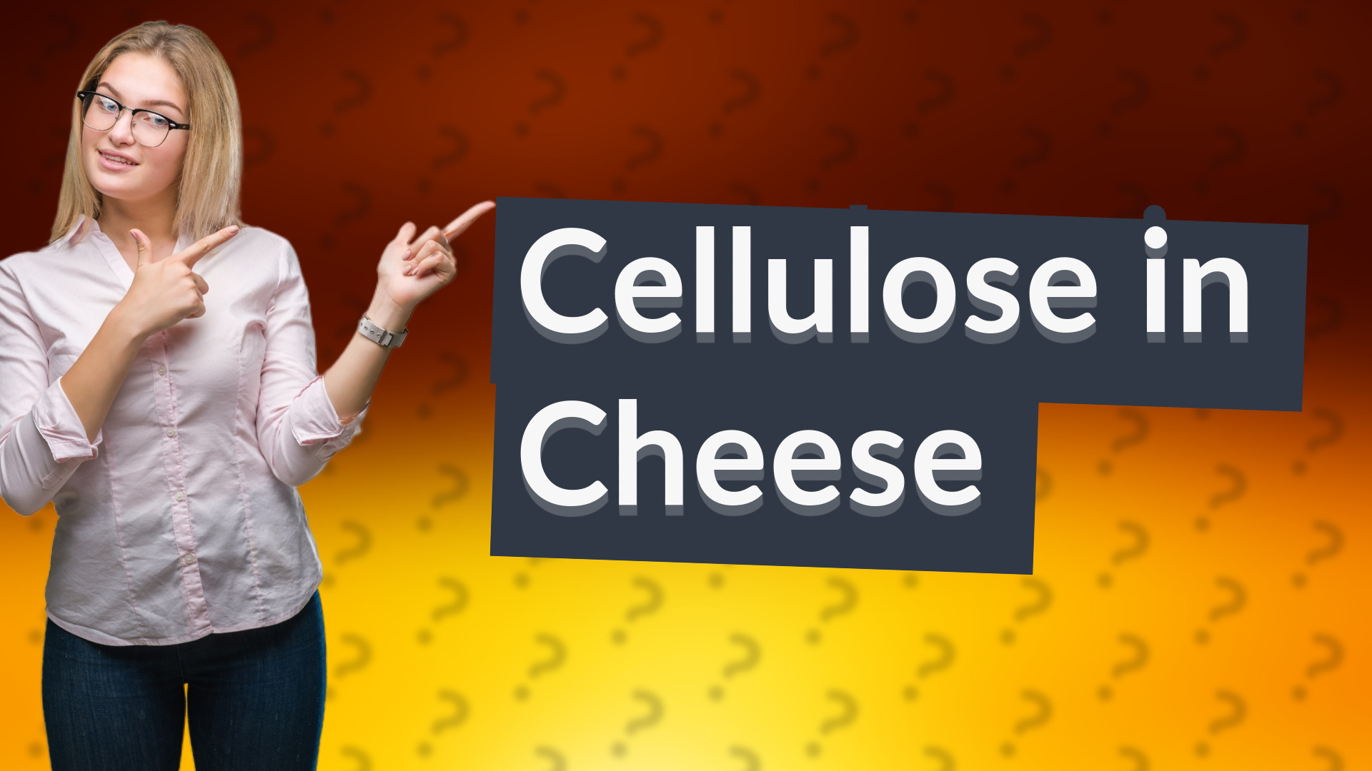 Cellulose in Cheese