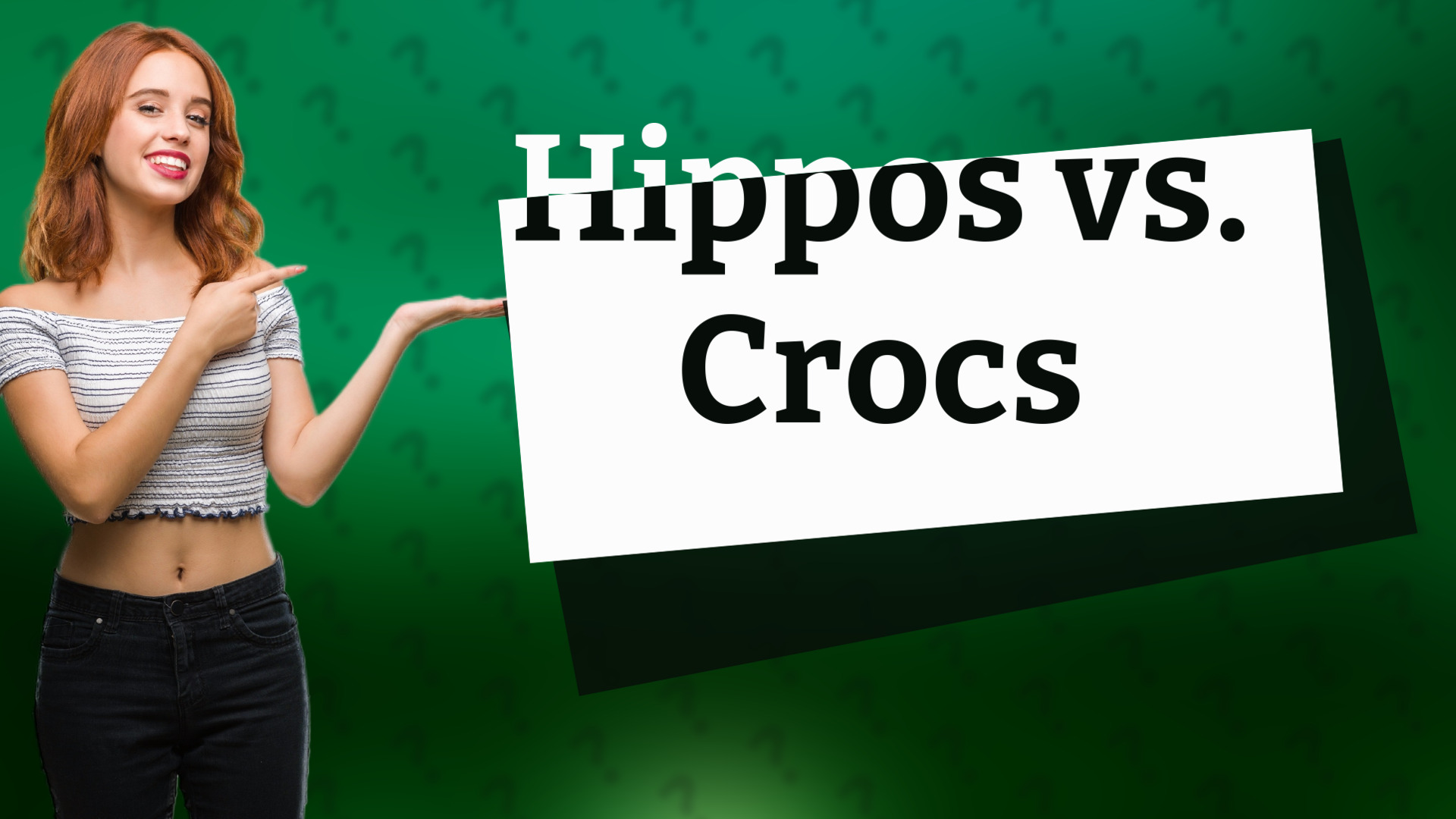 Hippos vs. Crocs