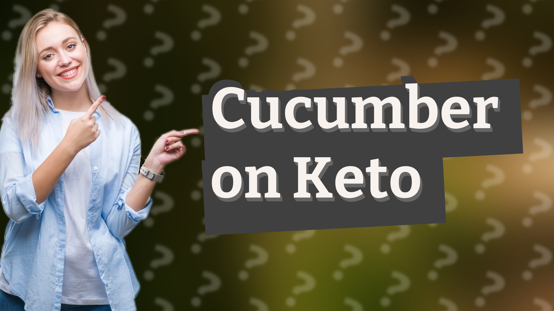 Cucumber on Keto