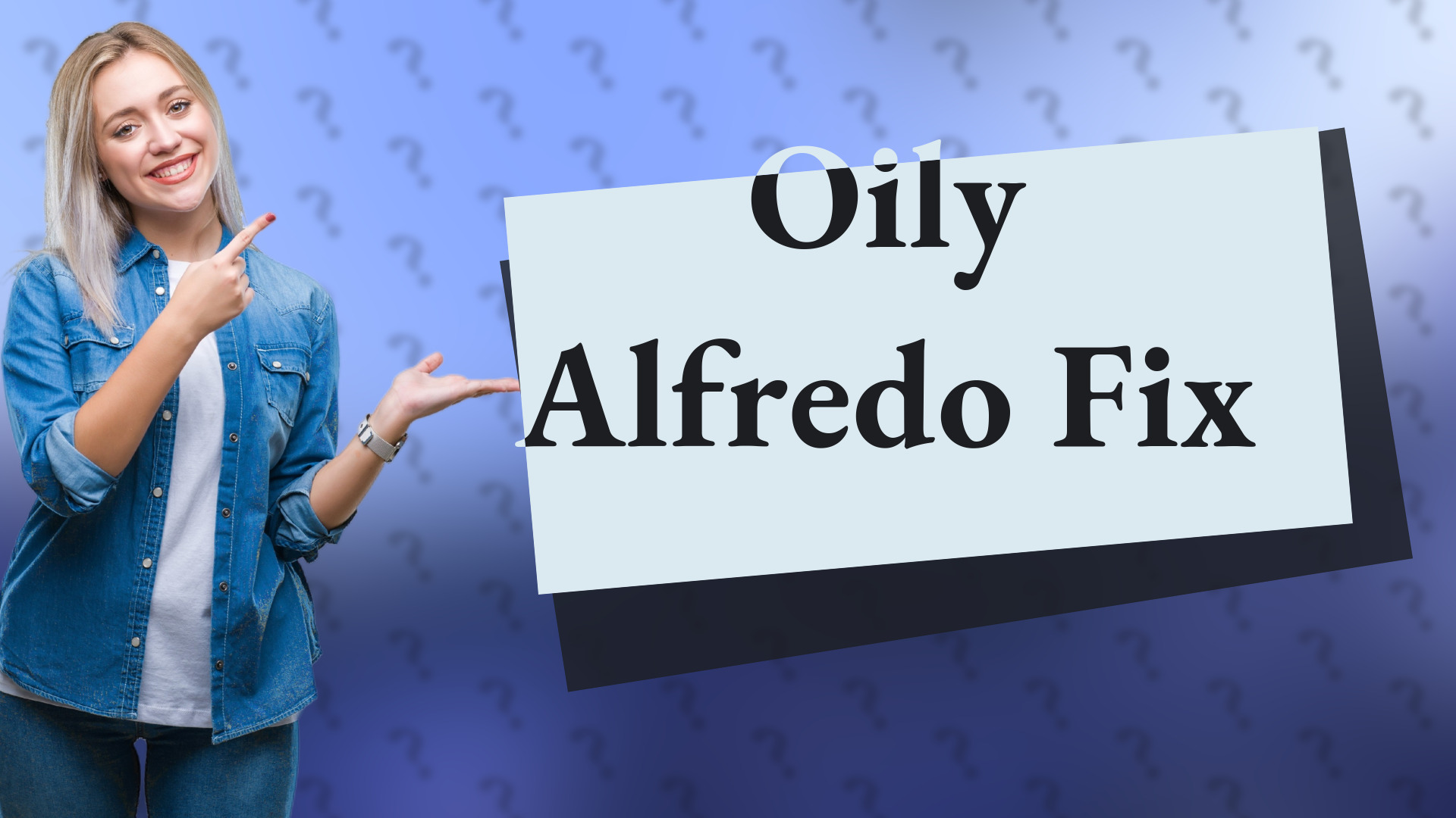 Oily Alfredo Fix