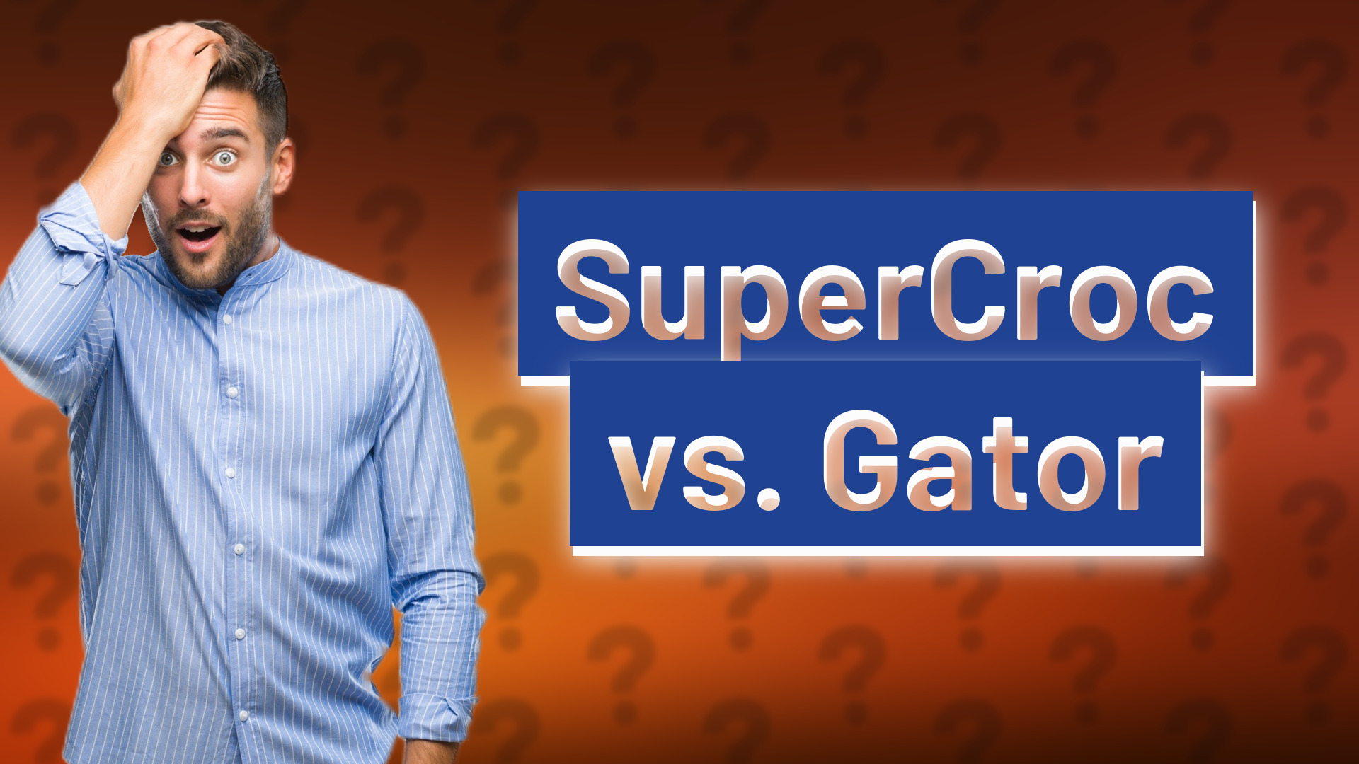 SuperCroc vs. Gator