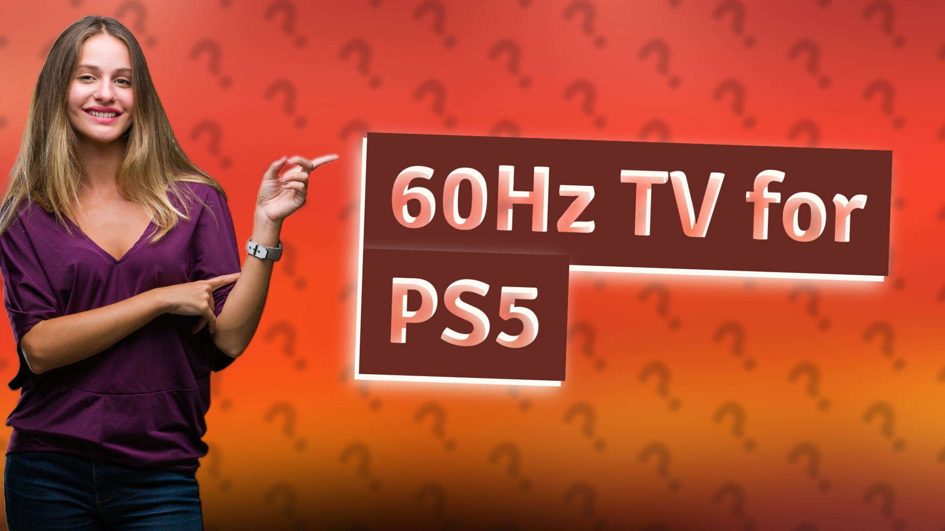 60Hz TV for PS5