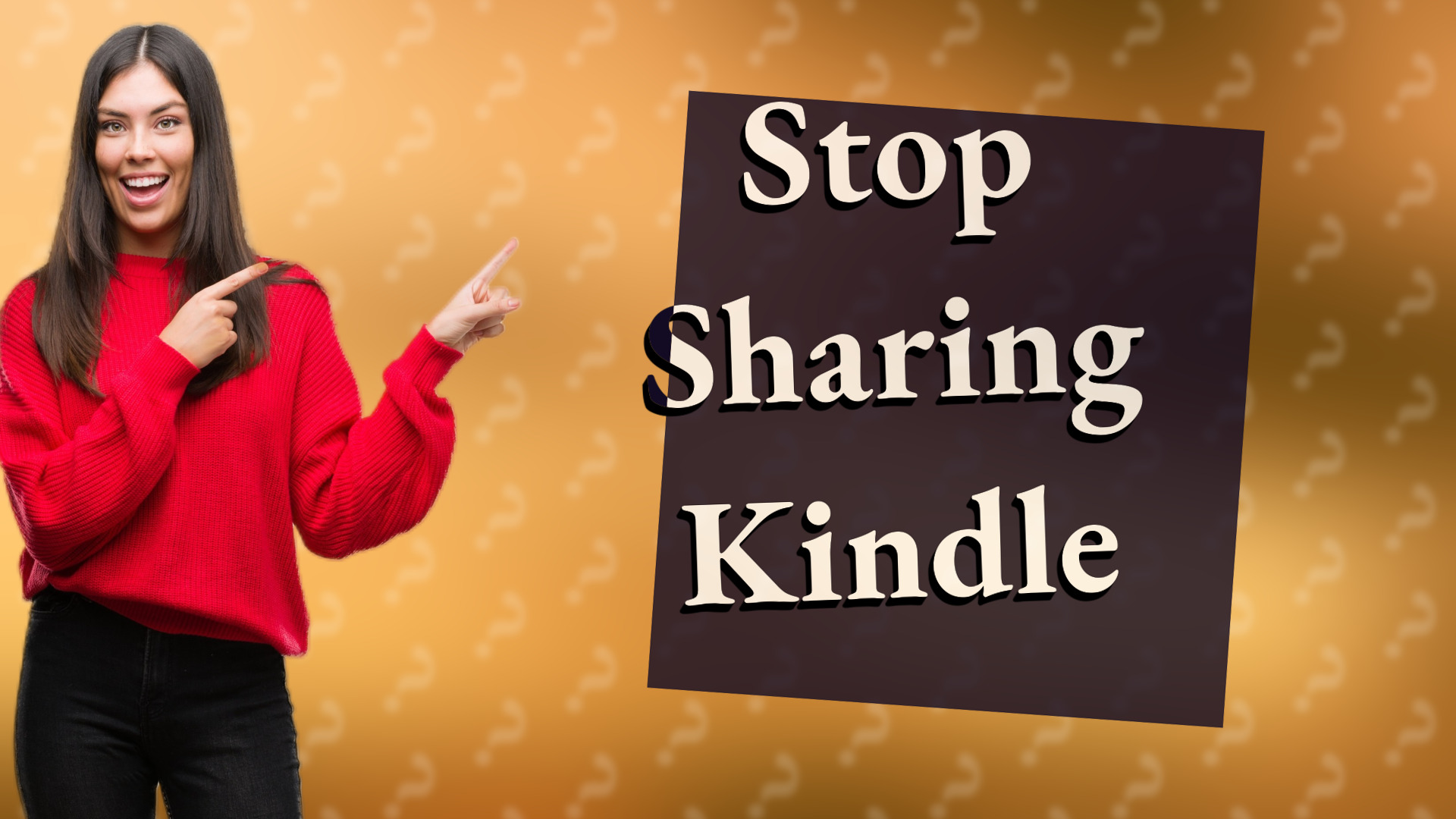 Stop Sharing Kindle