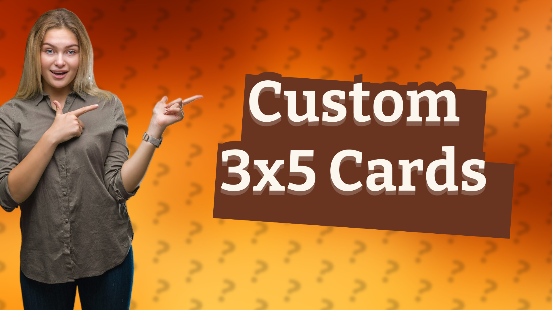 Custom 3x5 Cards