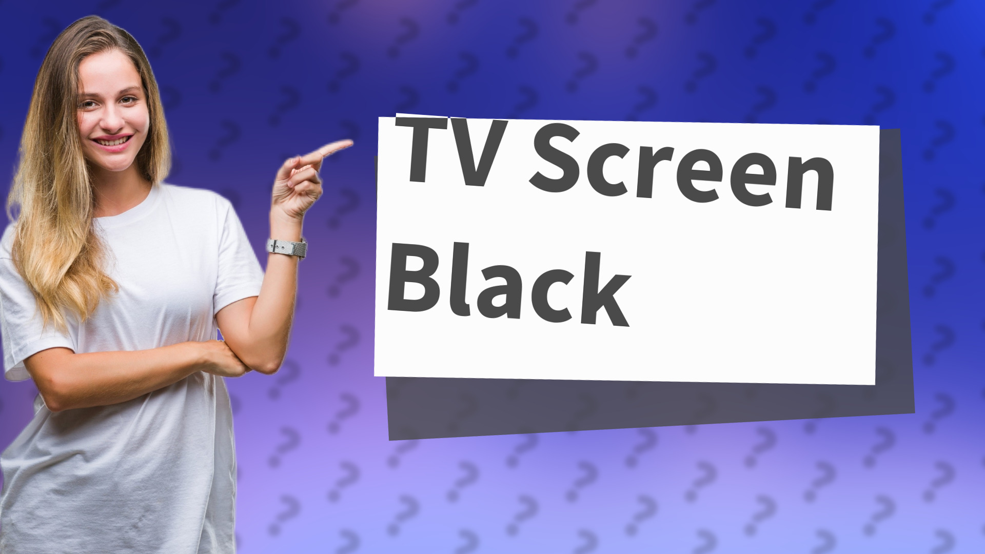 TV Screen Black