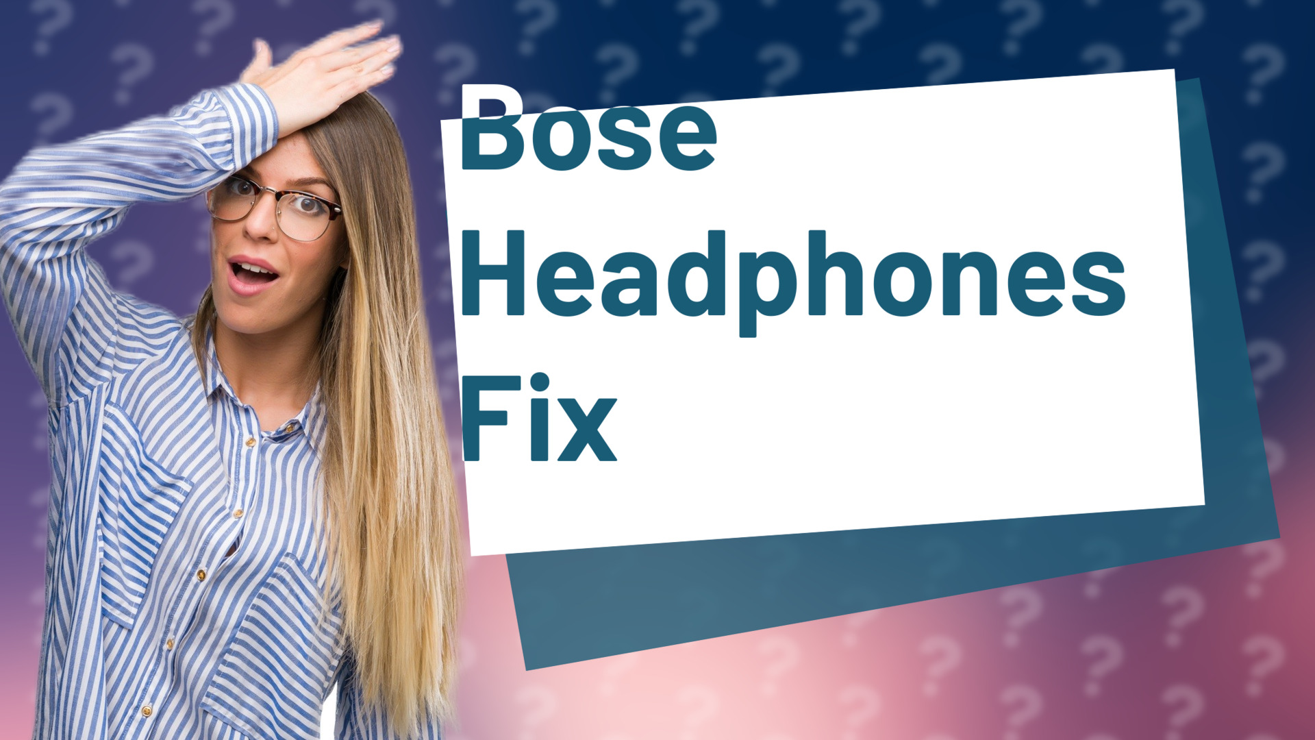 Bose Headphones Fix