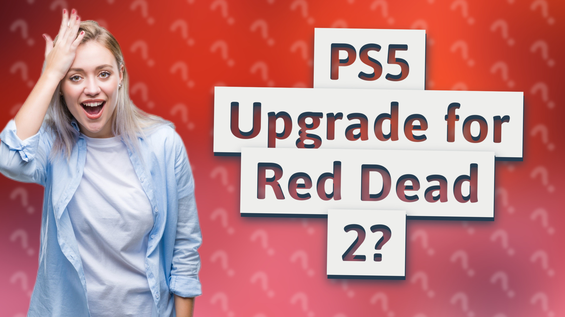 PS5 Upgrade for Red Dead 2?