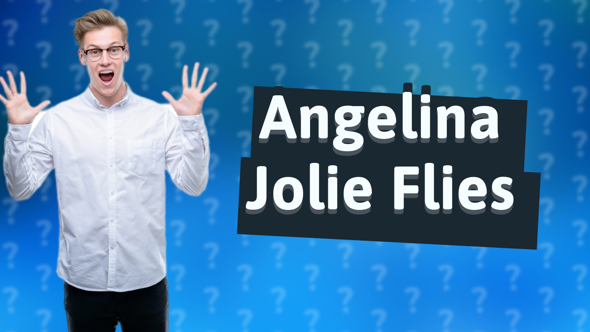 Angelina Jolie Flies