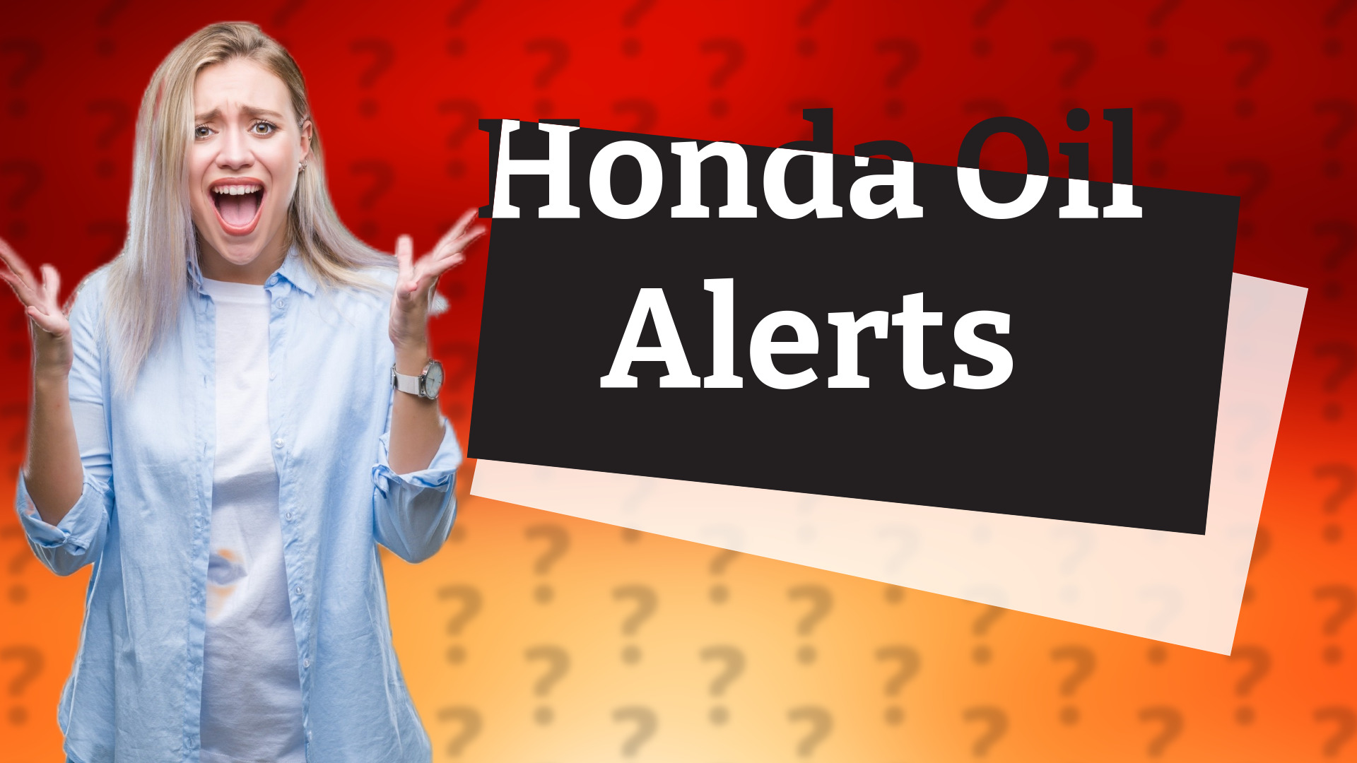Honda Oil Alerts