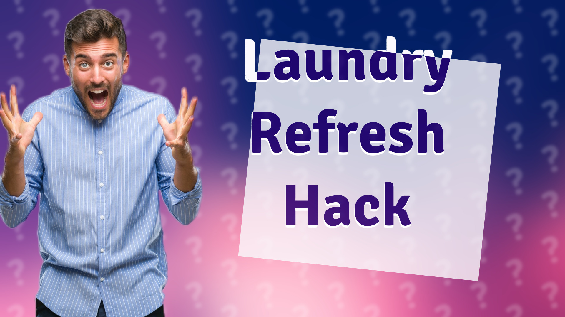 Laundry Refresh Hack