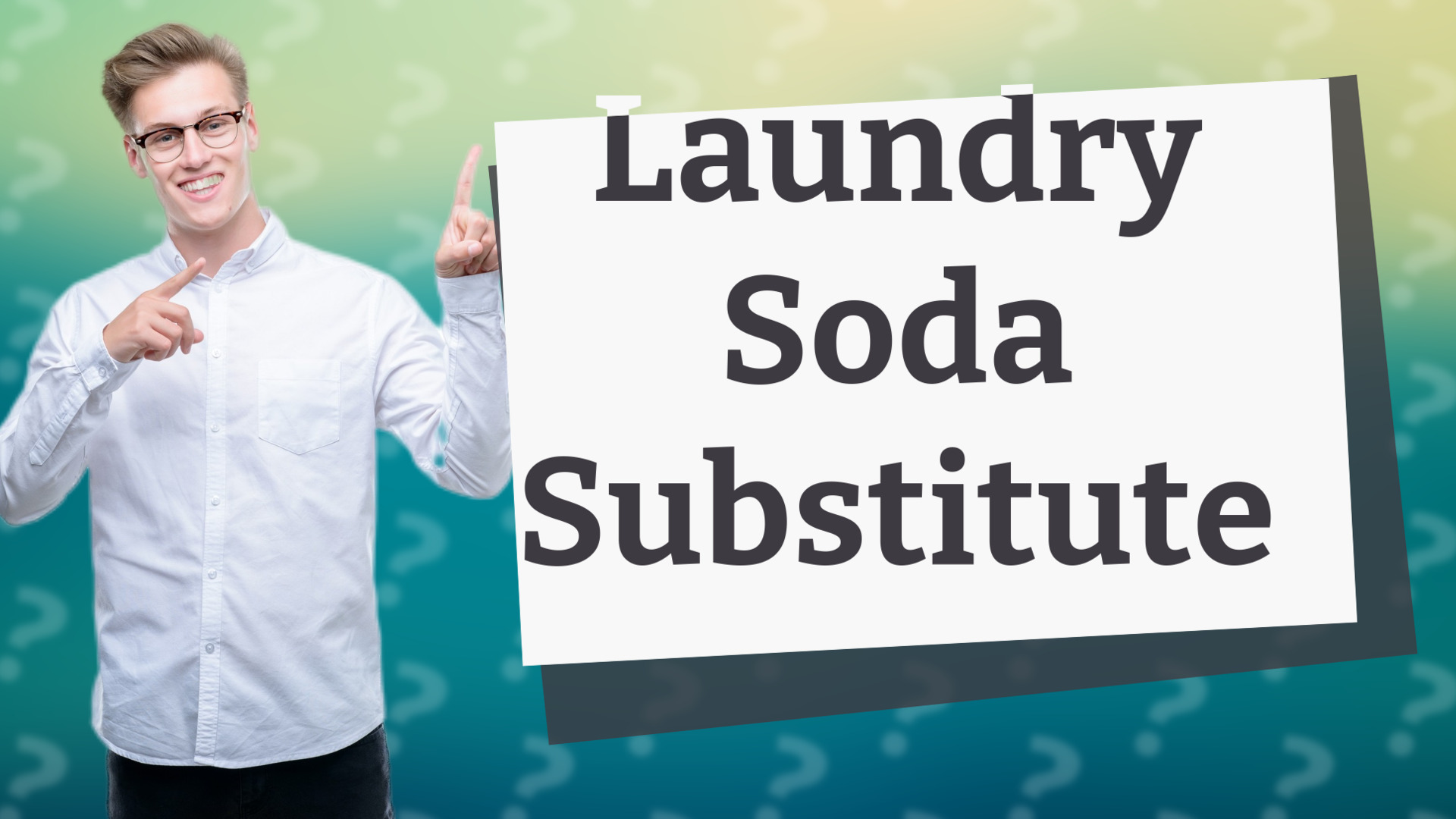 Laundry Soda Substitute