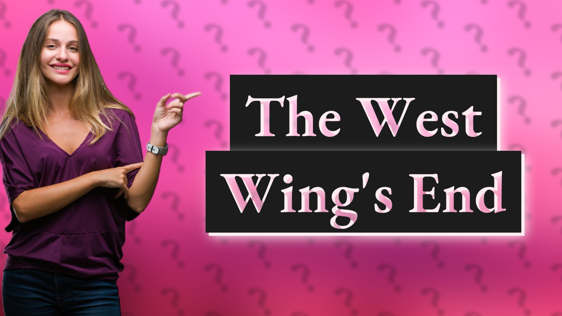 The West Wing's End