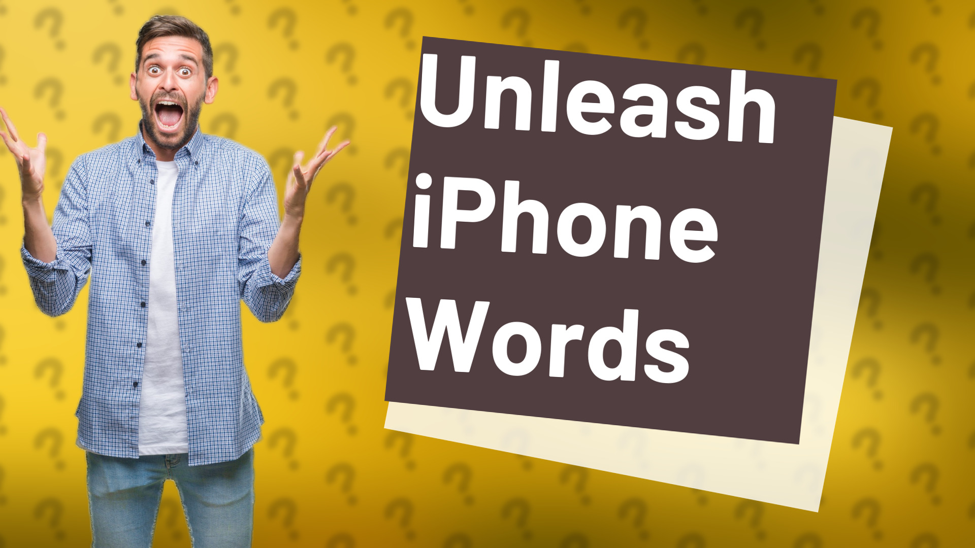 Unleash iPhone Words