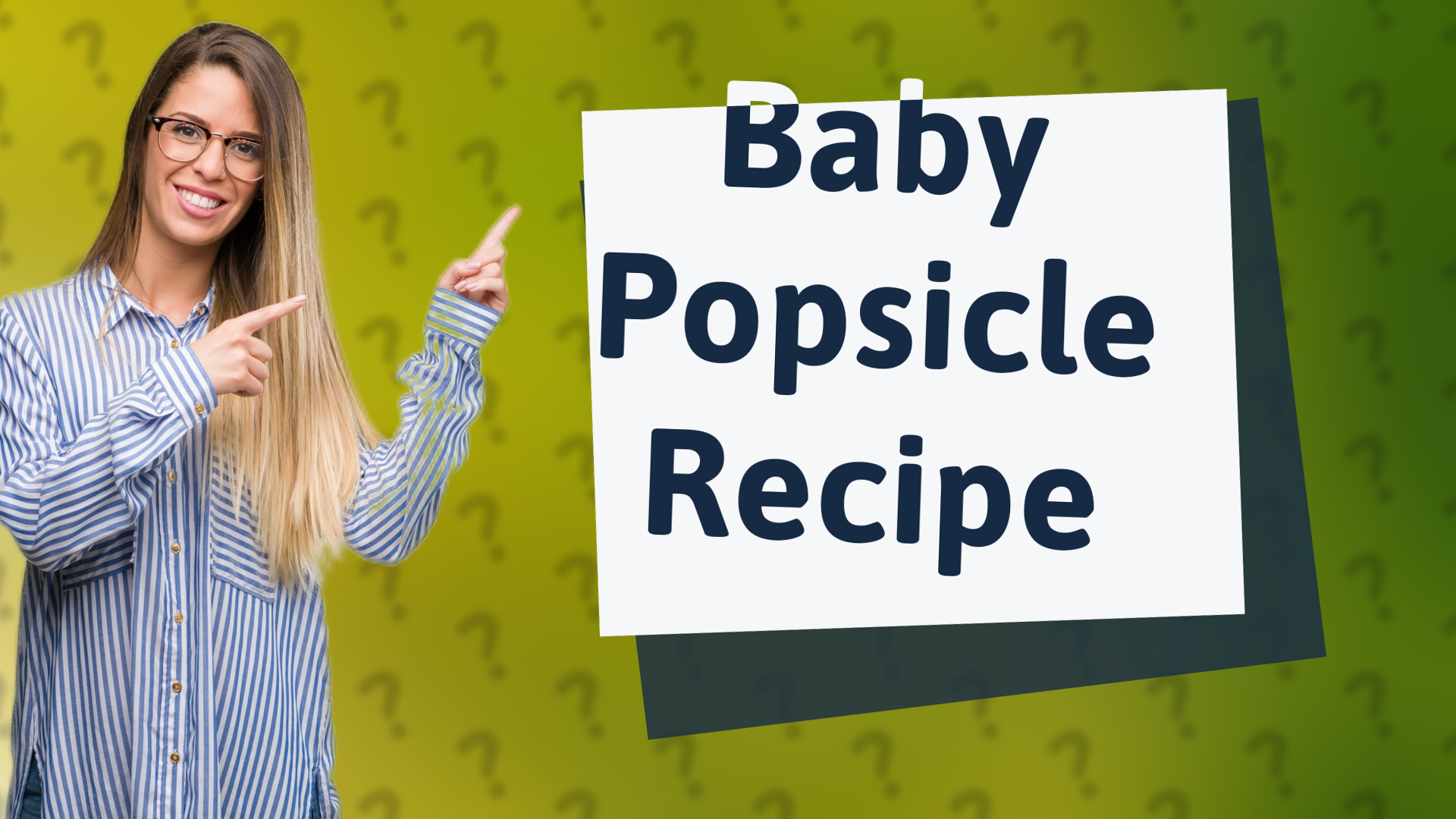 Baby Popsicle Recipe