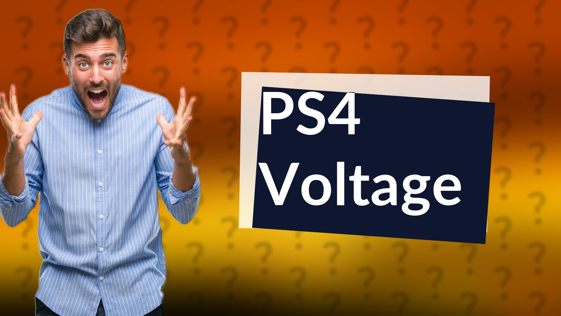 PS4 Voltage