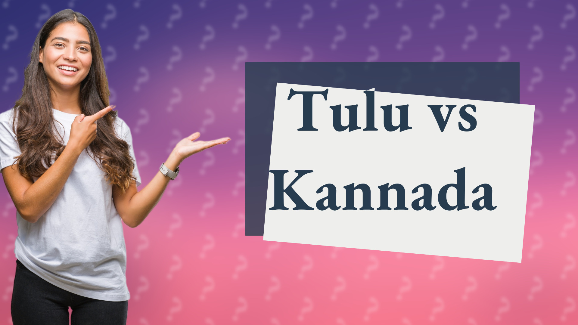 Tulu vs Kannada