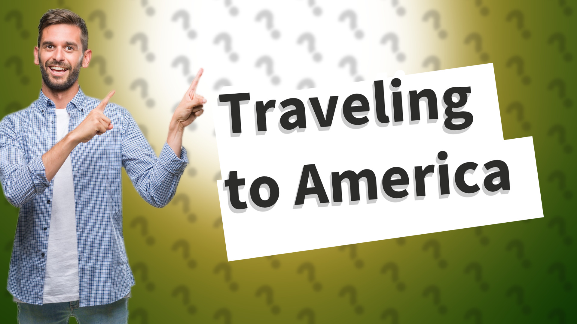 Traveling to America