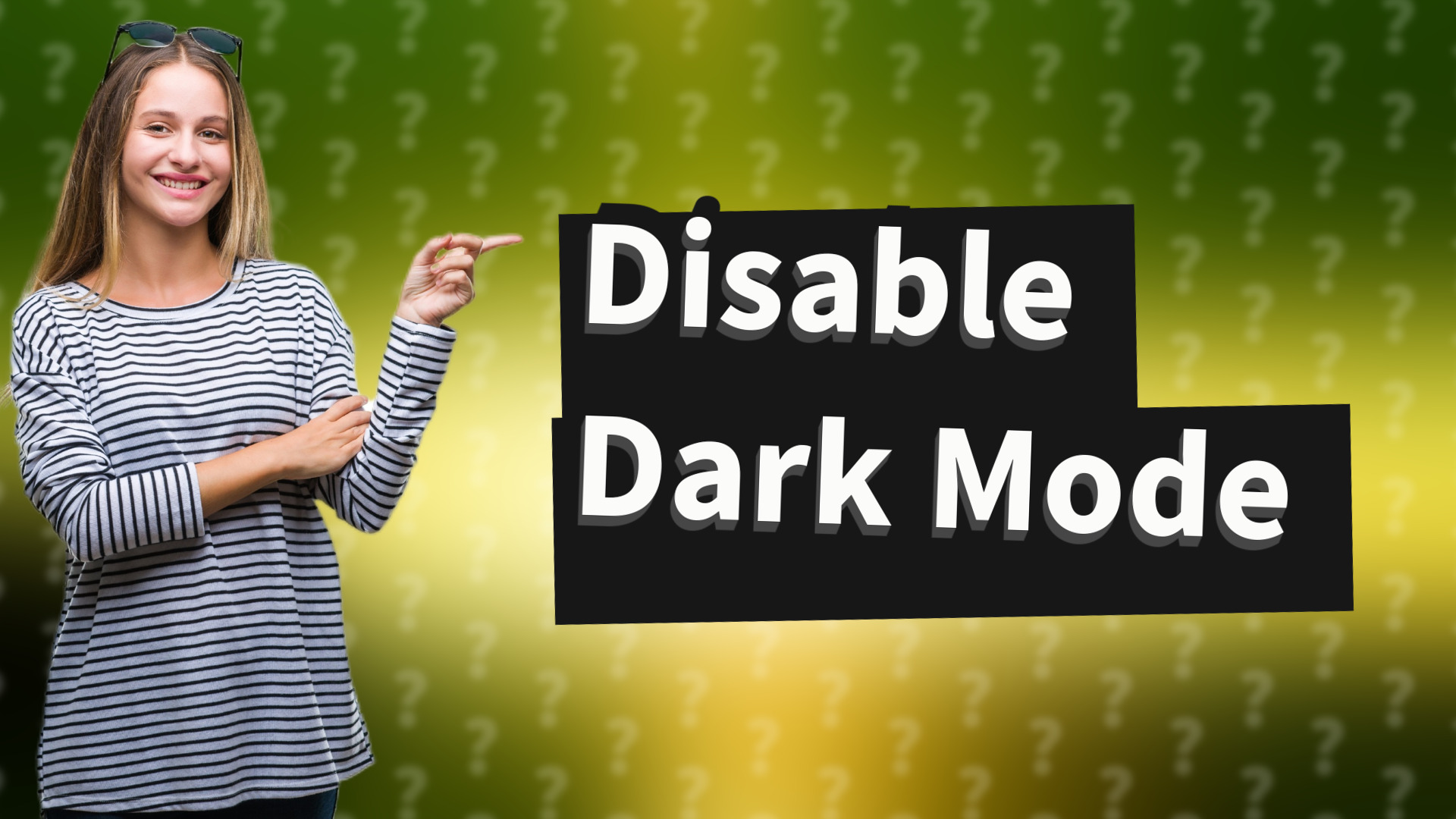 Disable Dark Mode