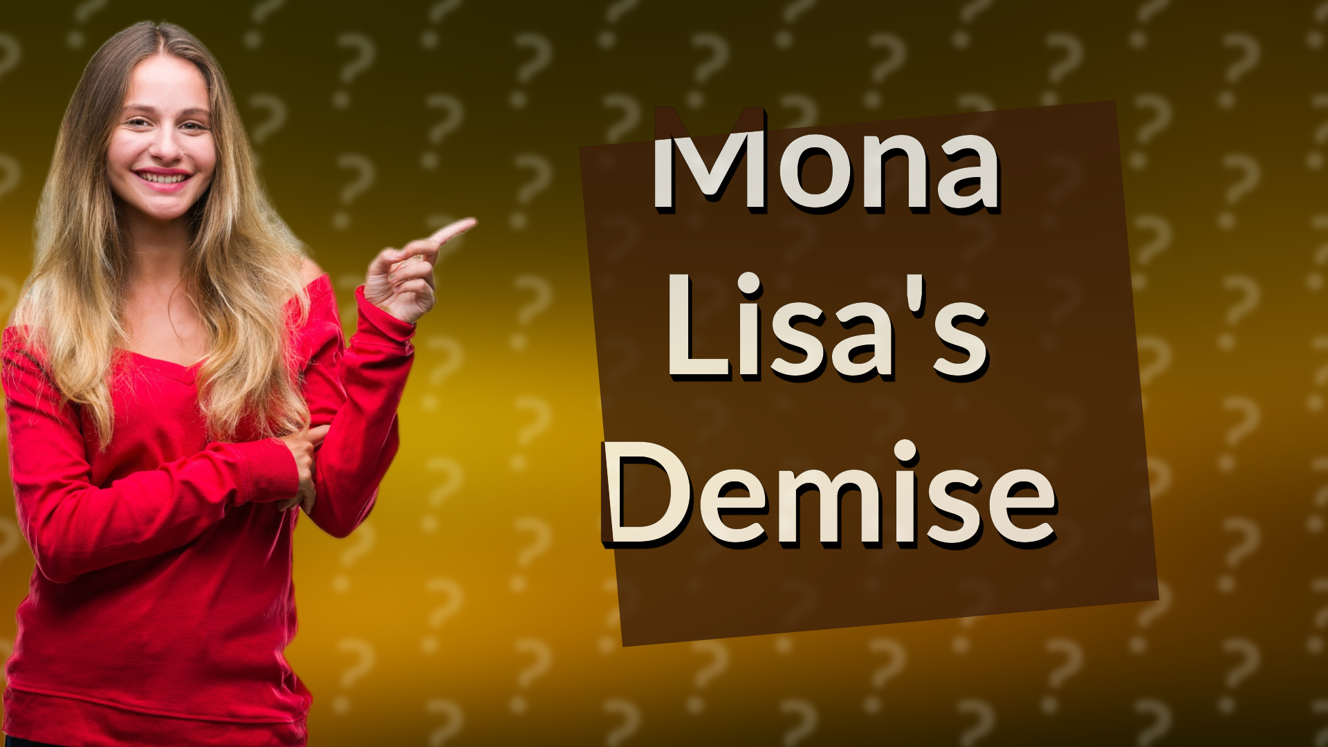 Mona Lisa's Demise