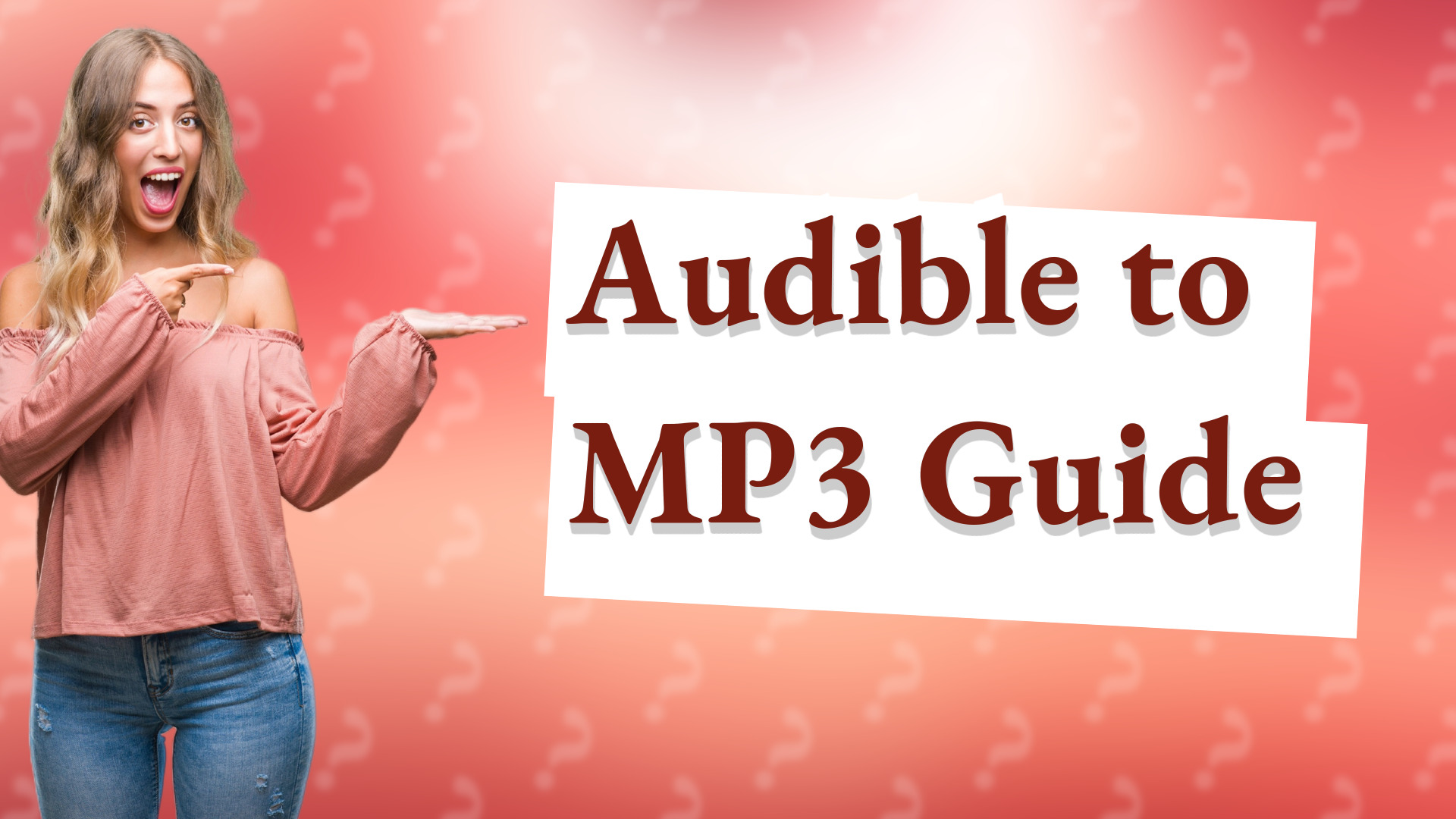 Audible to MP3 Guide