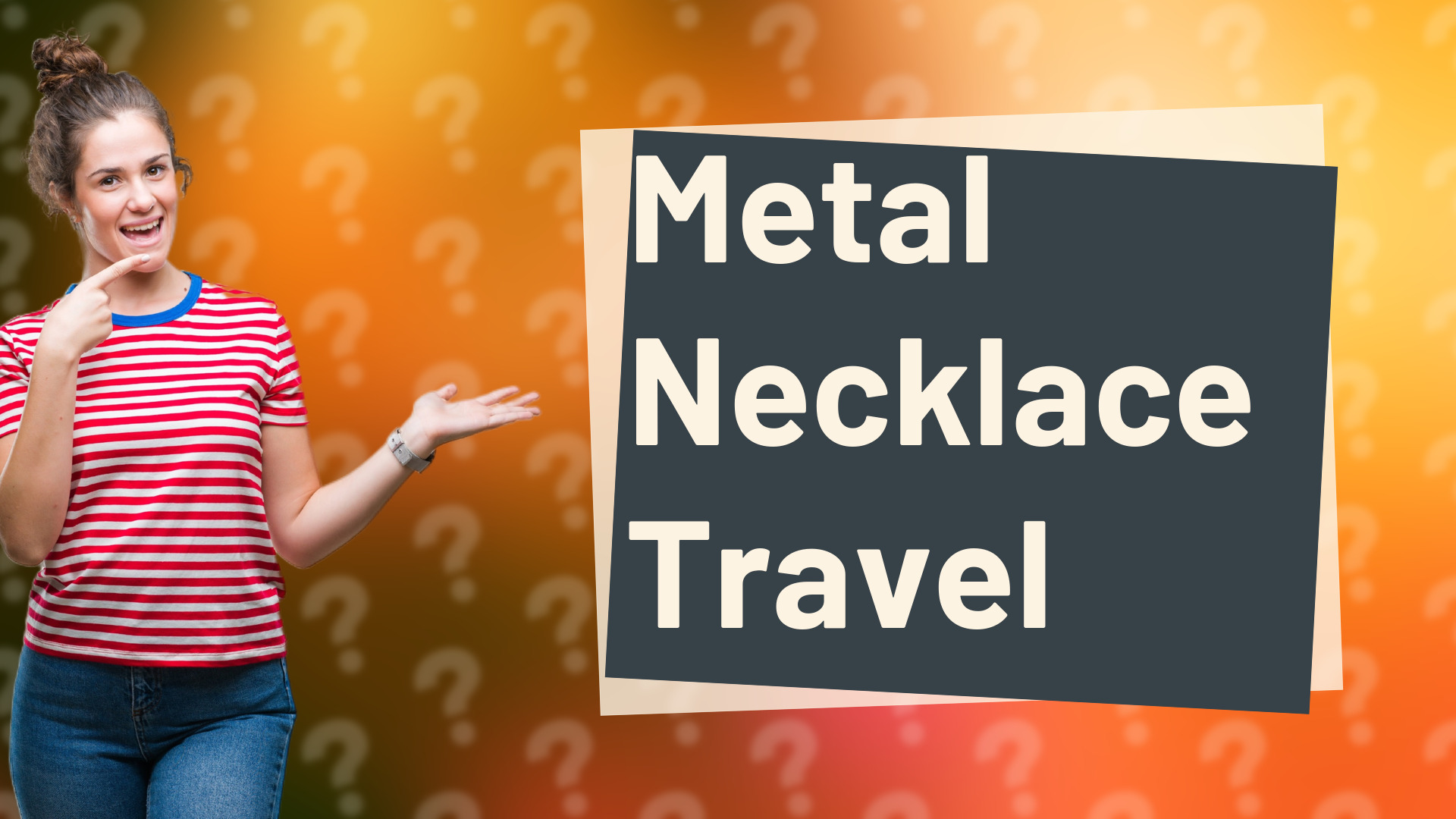 Metal Necklace Travel