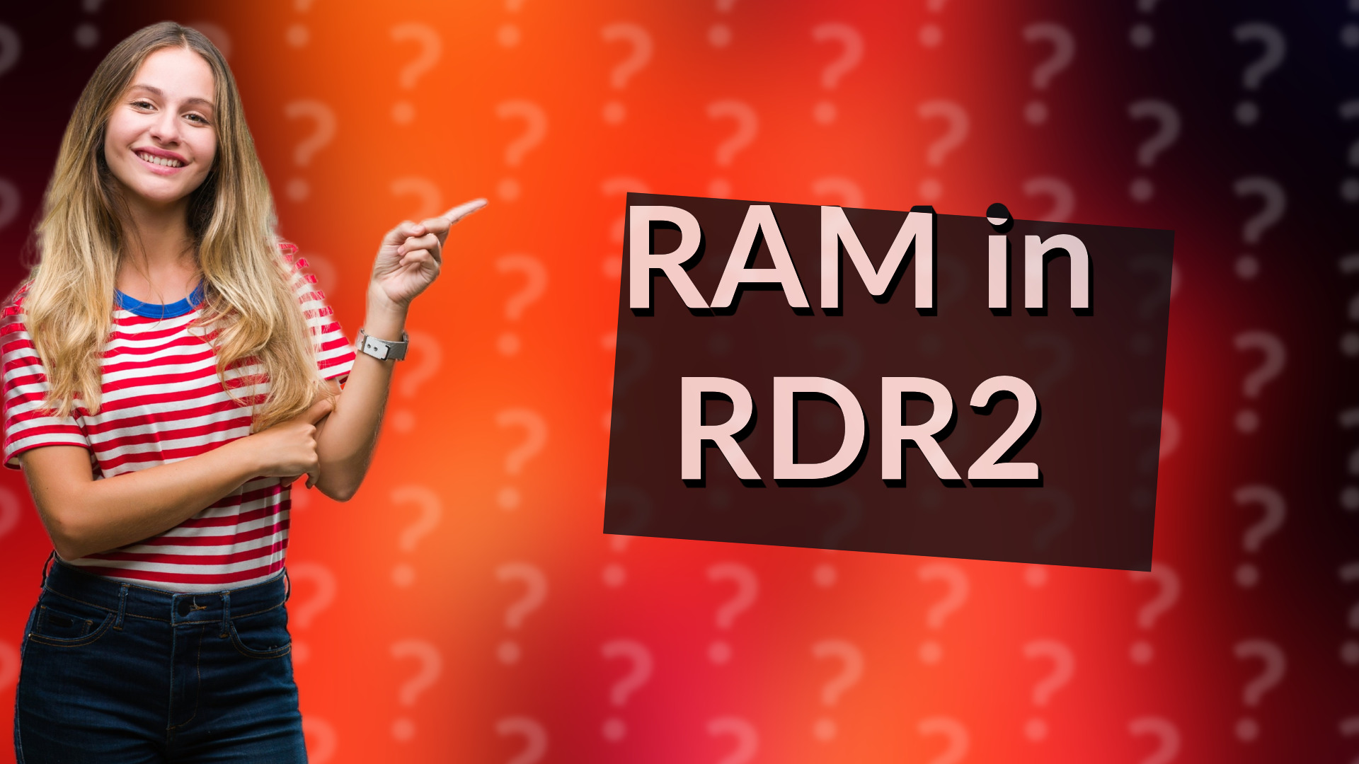 RAM in RDR2