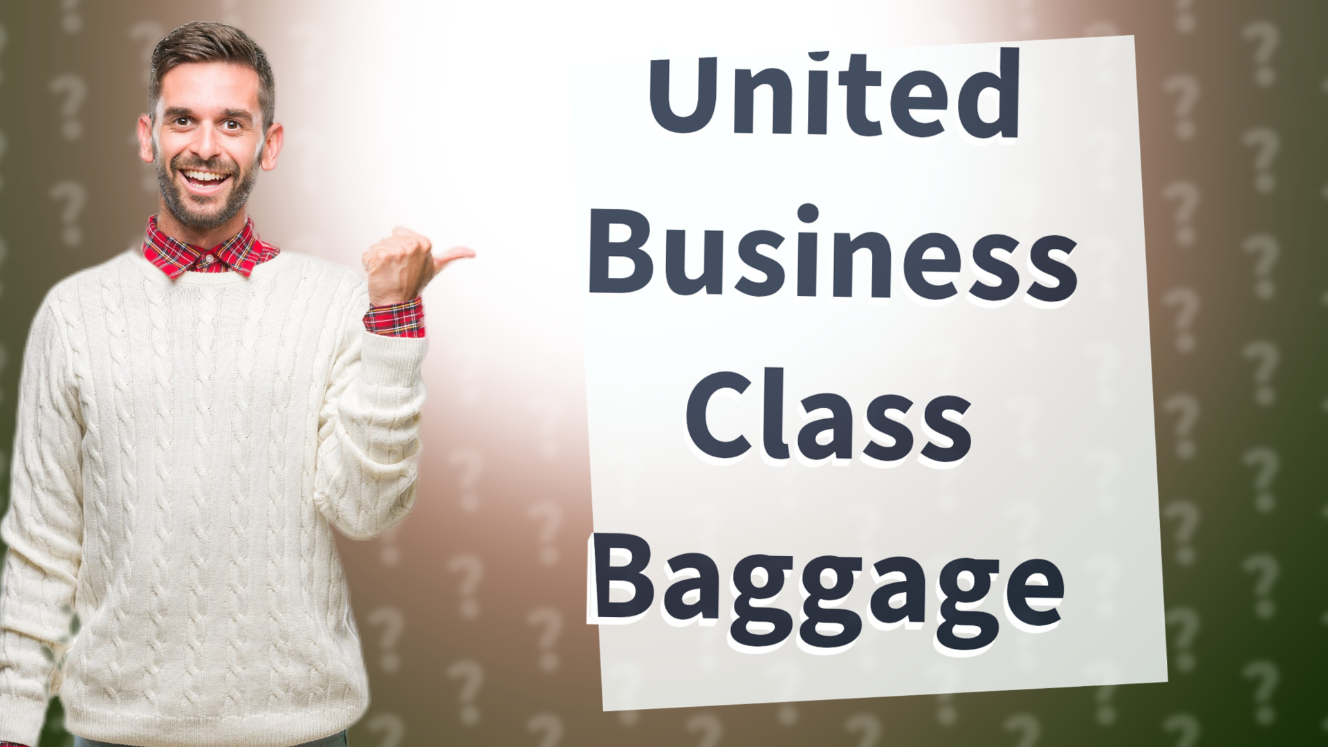 United Business Class Baggage