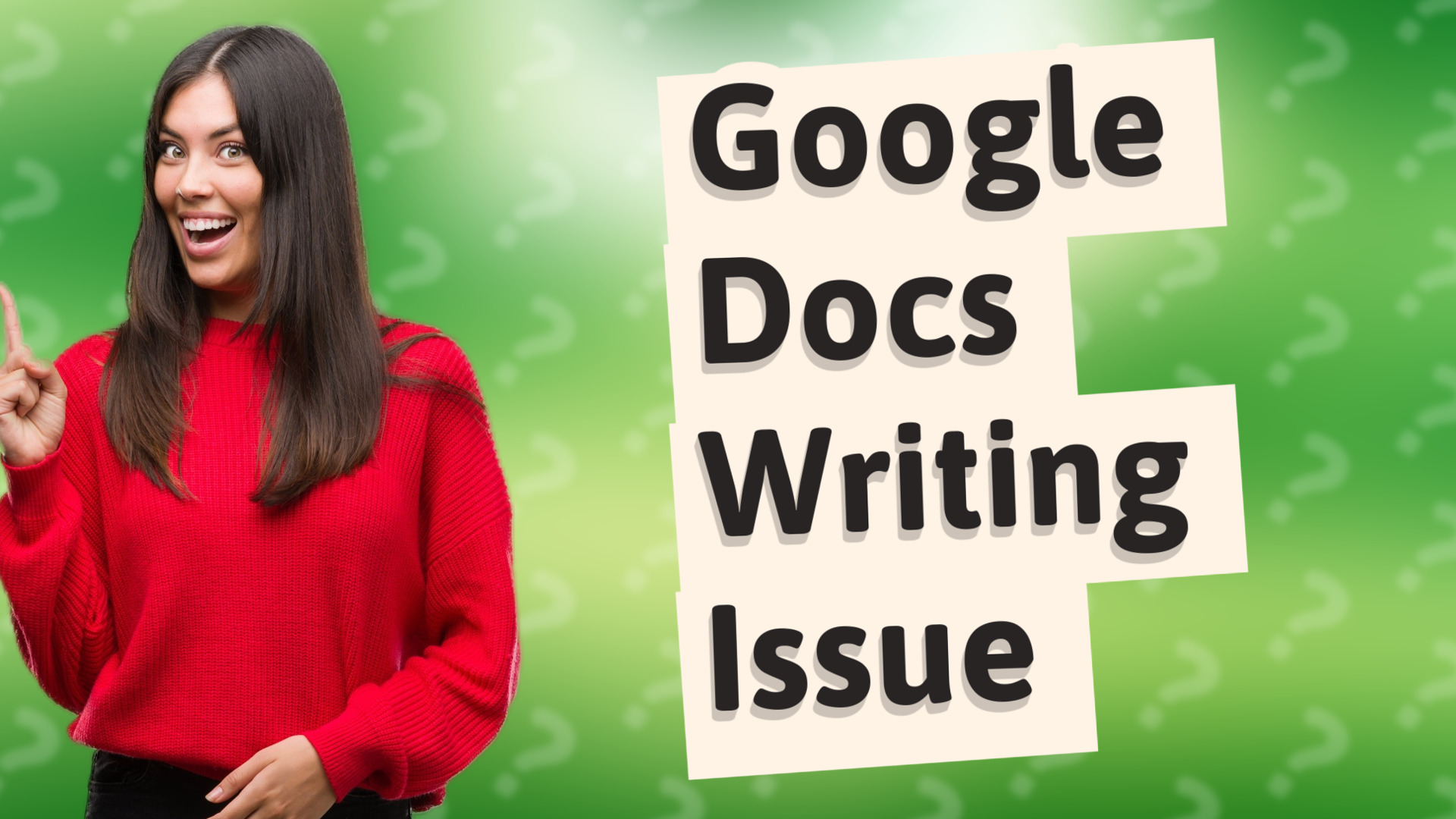 Google Docs Writing Issue