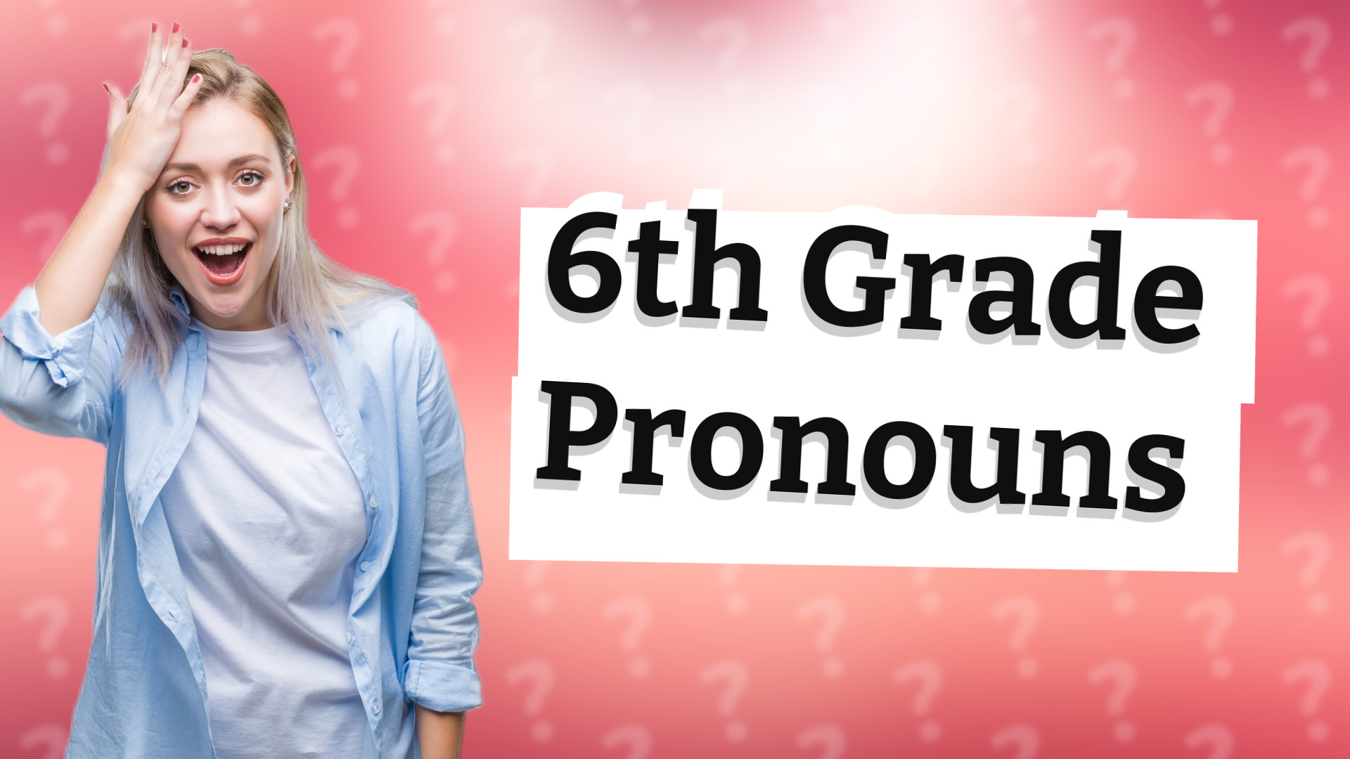 6th Grade Pronouns