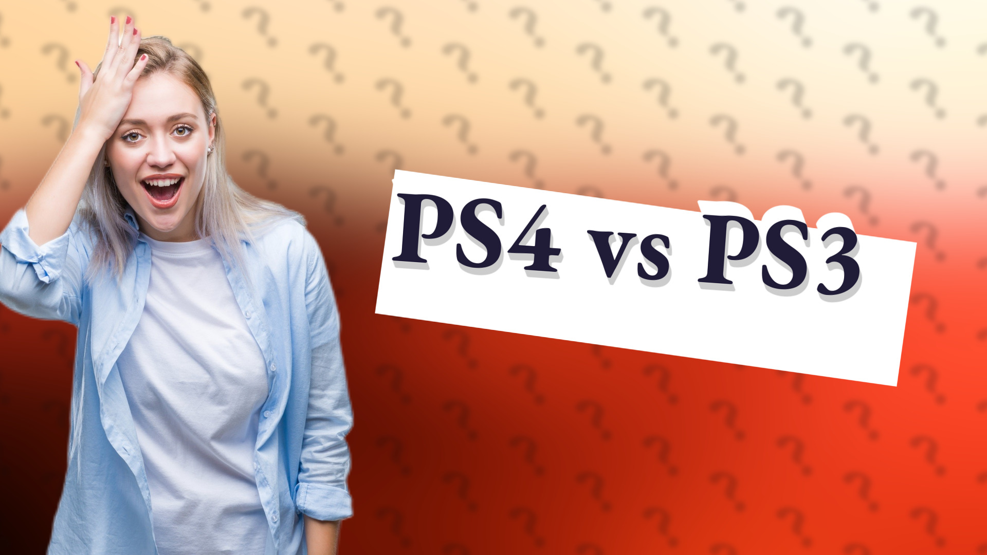PS4 vs PS3