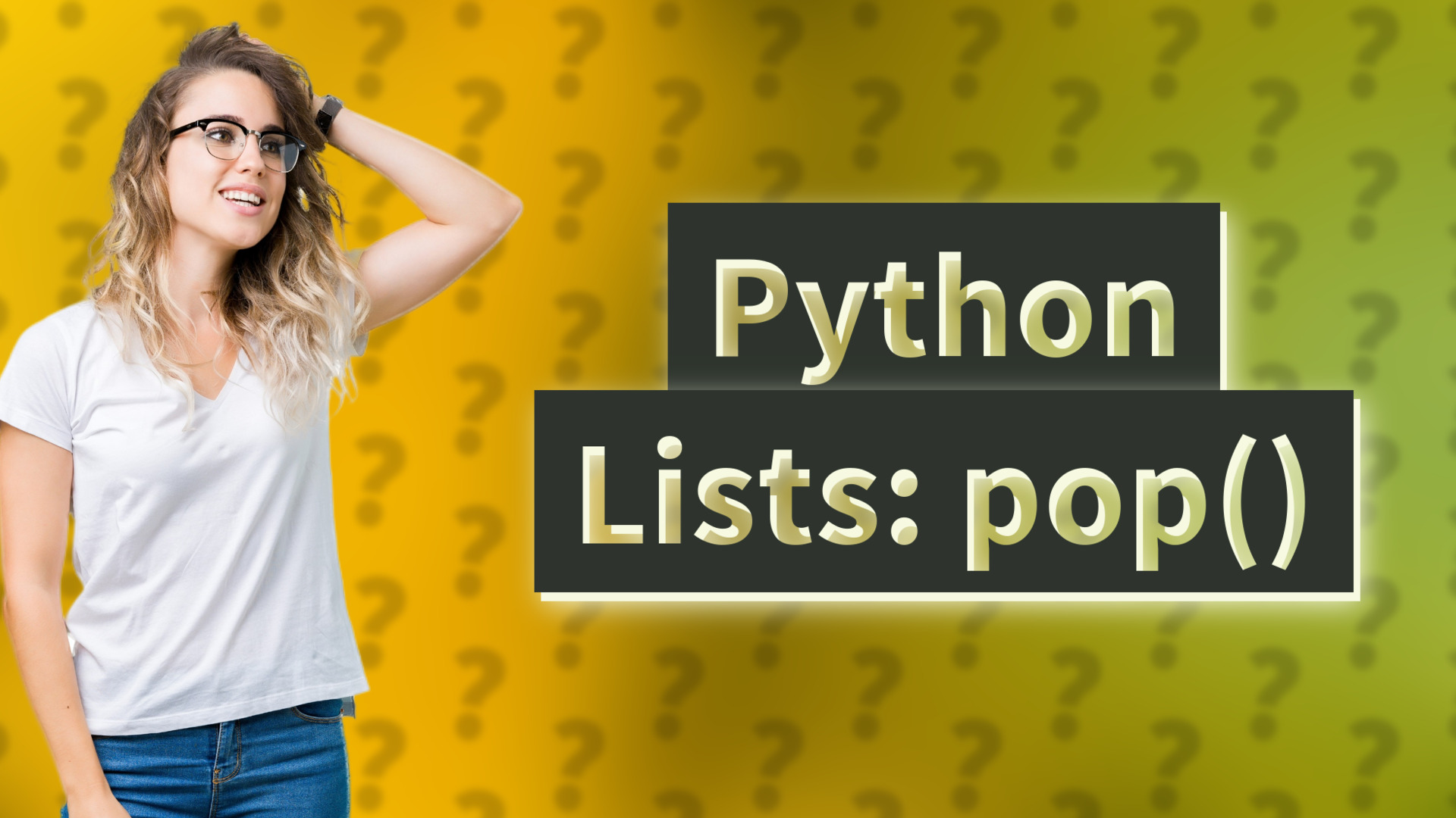 Python Lists: pop()