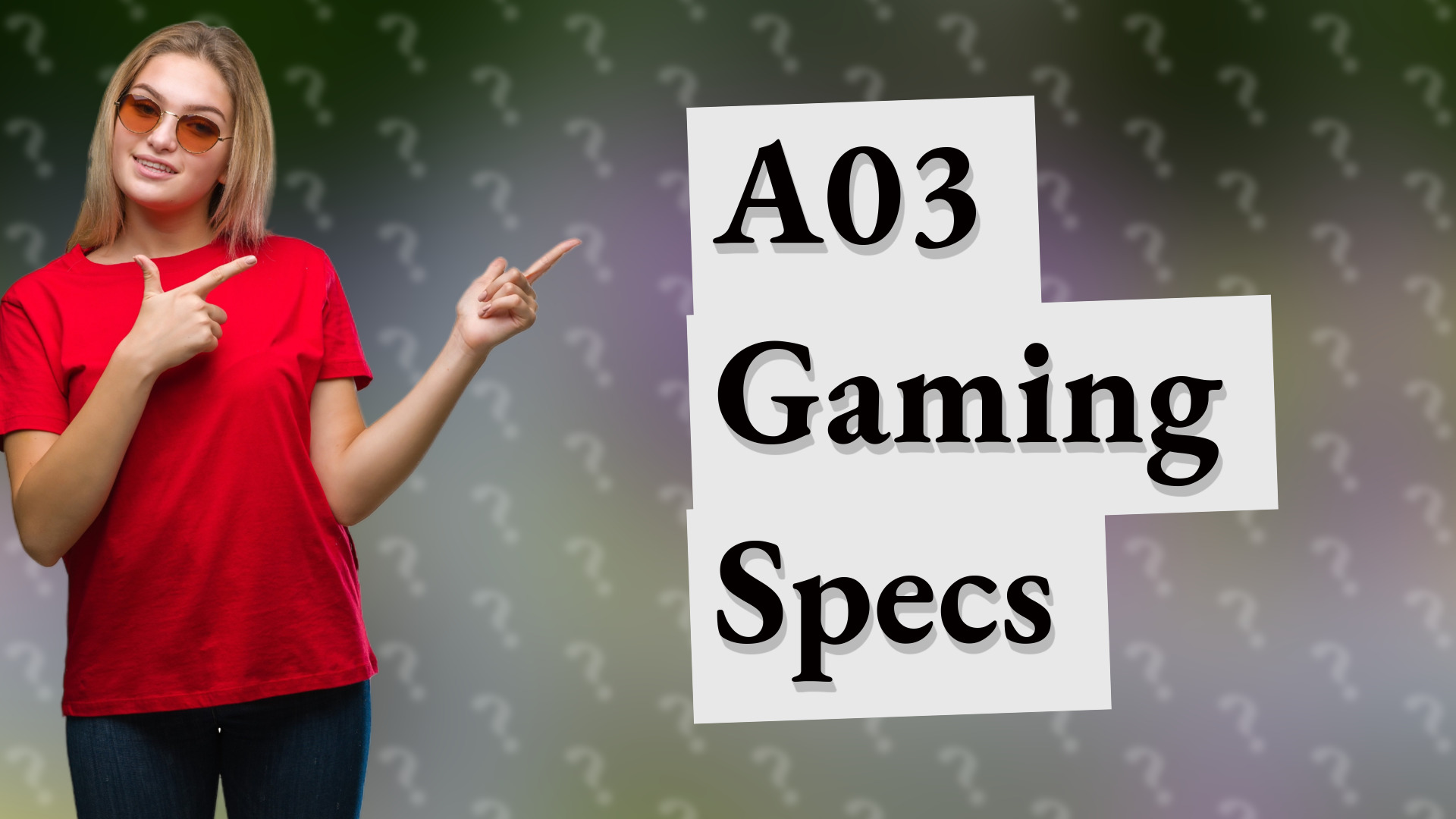 A03 Gaming Specs