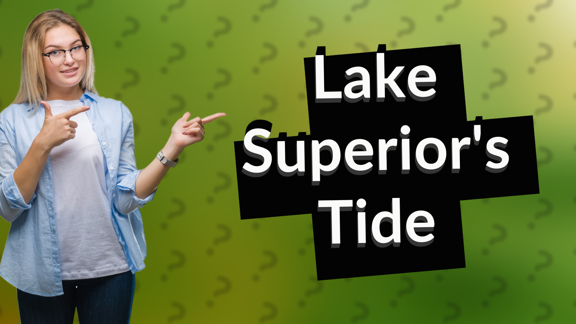 Lake Superior's Tide