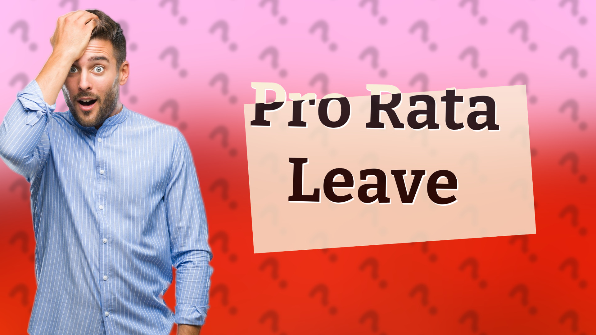 Pro Rata Leave