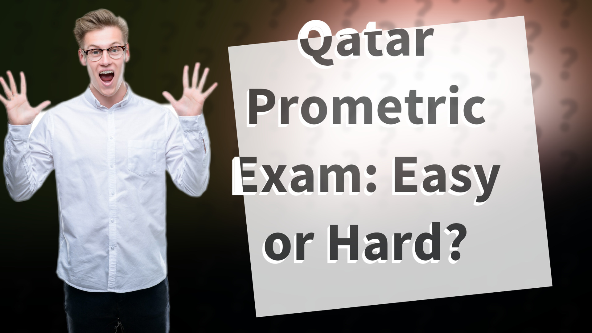 Qatar Prometric Exam: Easy or Hard?