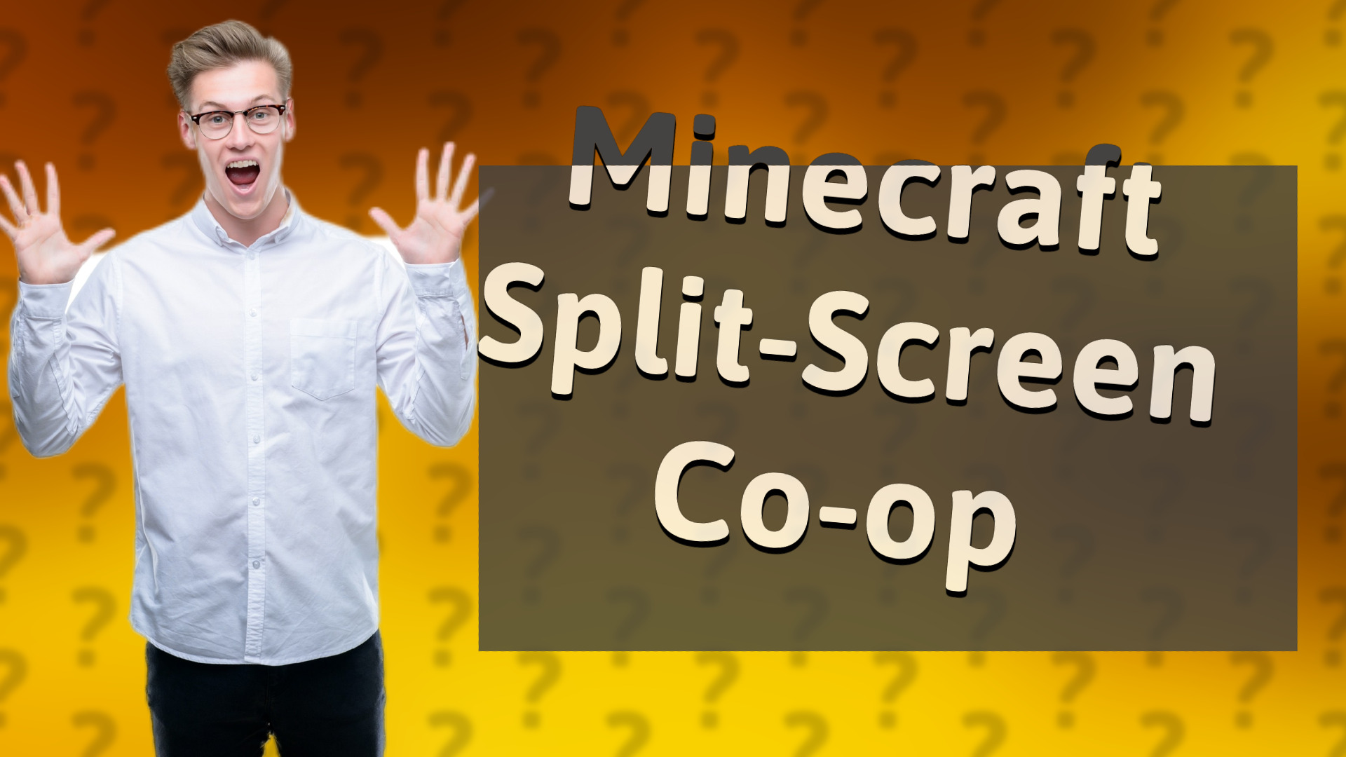 Minecraft Split-Screen Co-op