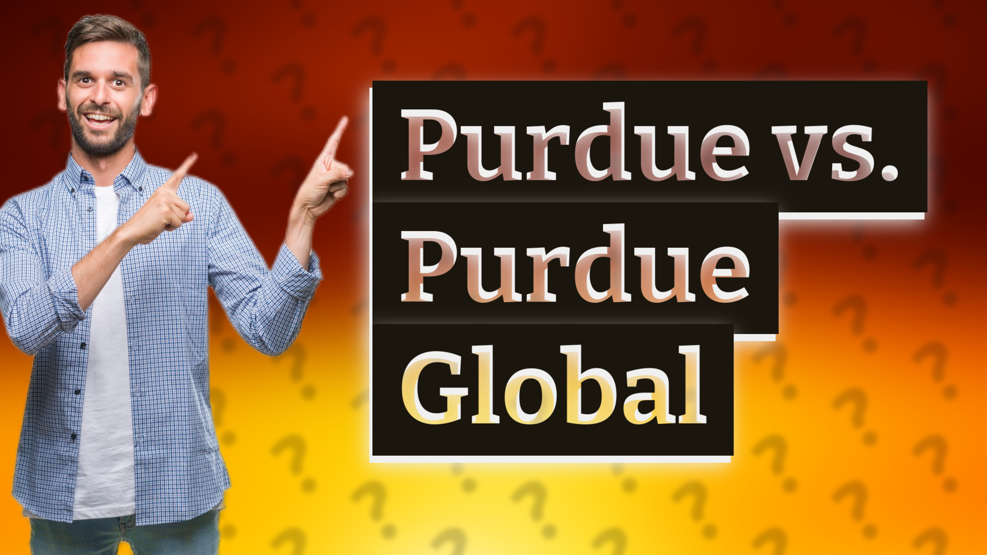 Purdue vs. Purdue Global