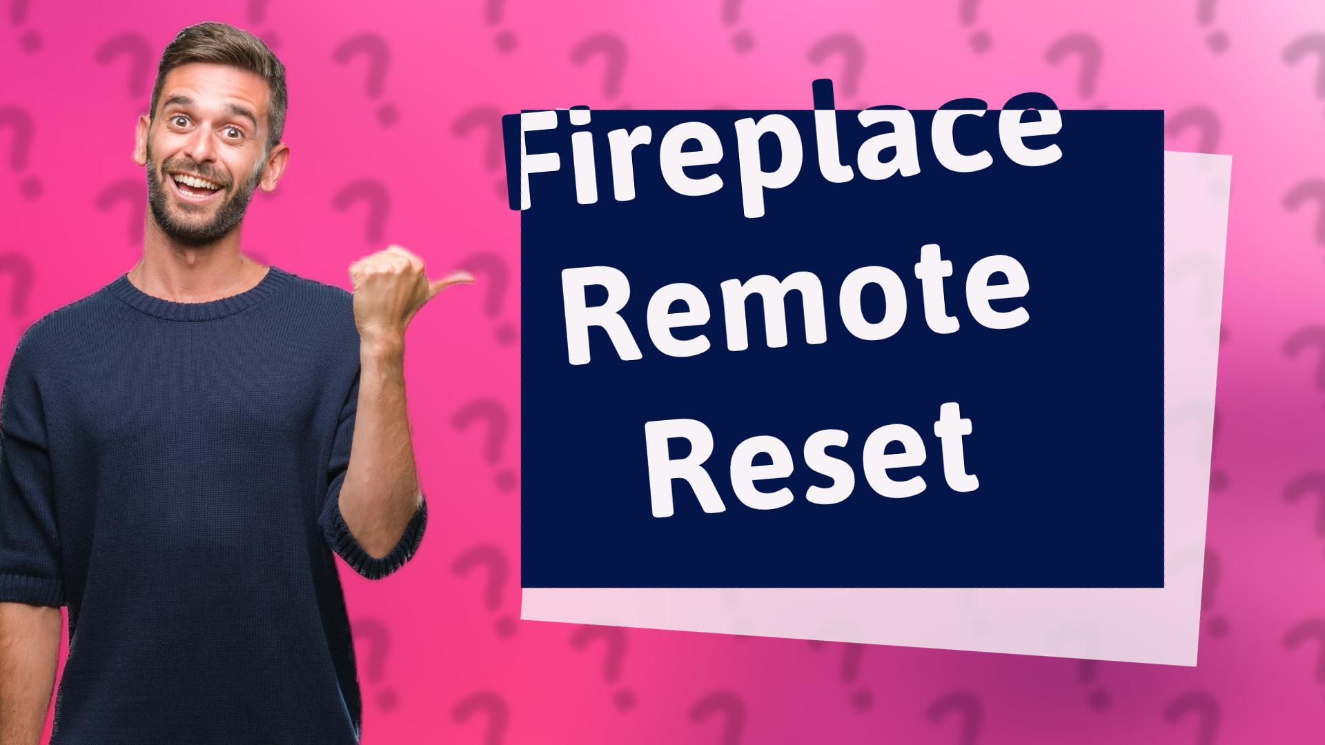 Fireplace Remote Reset